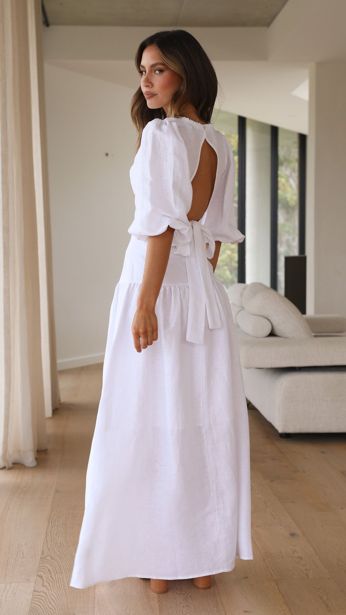 Fluir Top - White-Sunshines Bliss