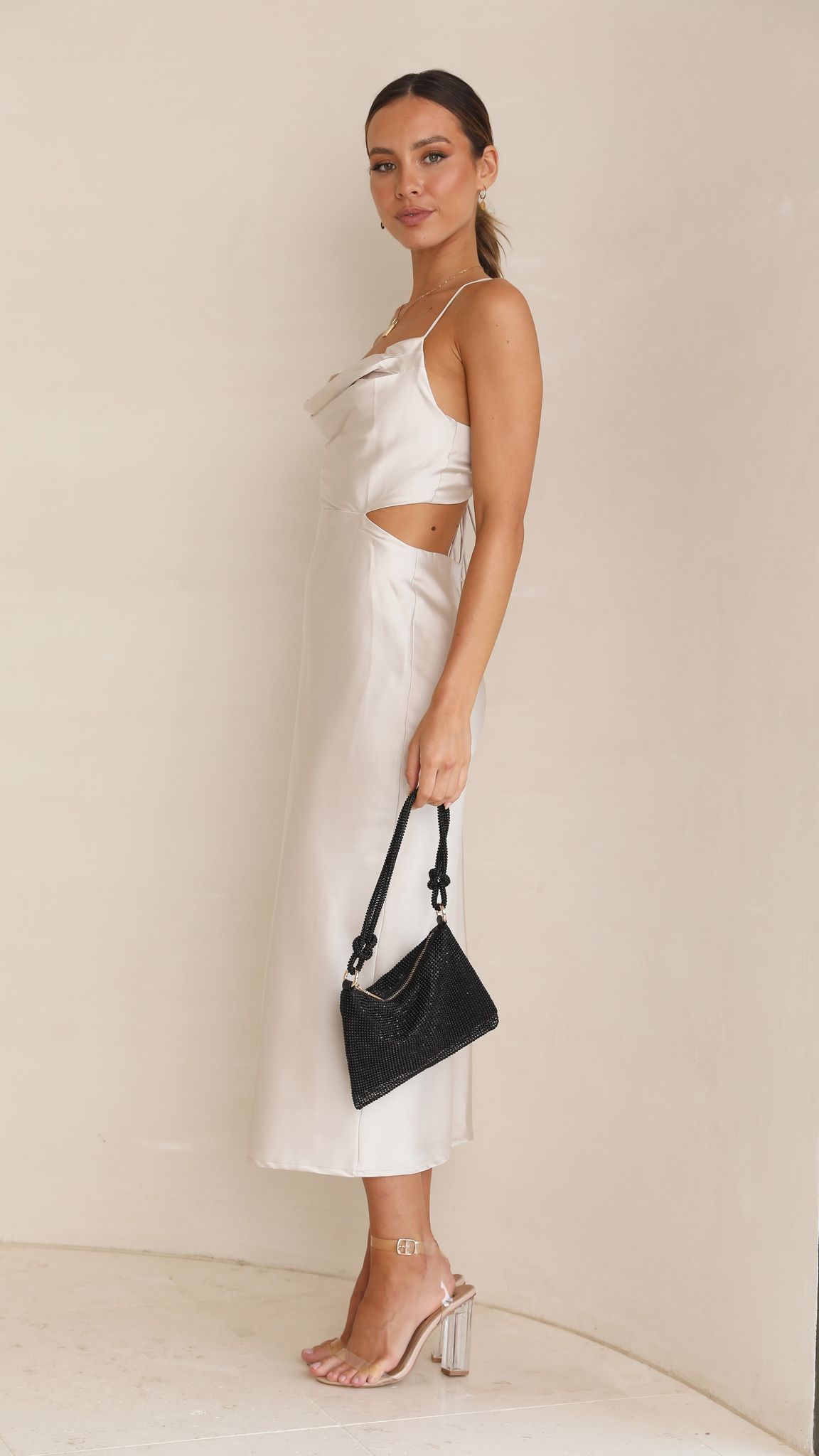 Charis Slip Dress - Champagne-Sunshines Bliss