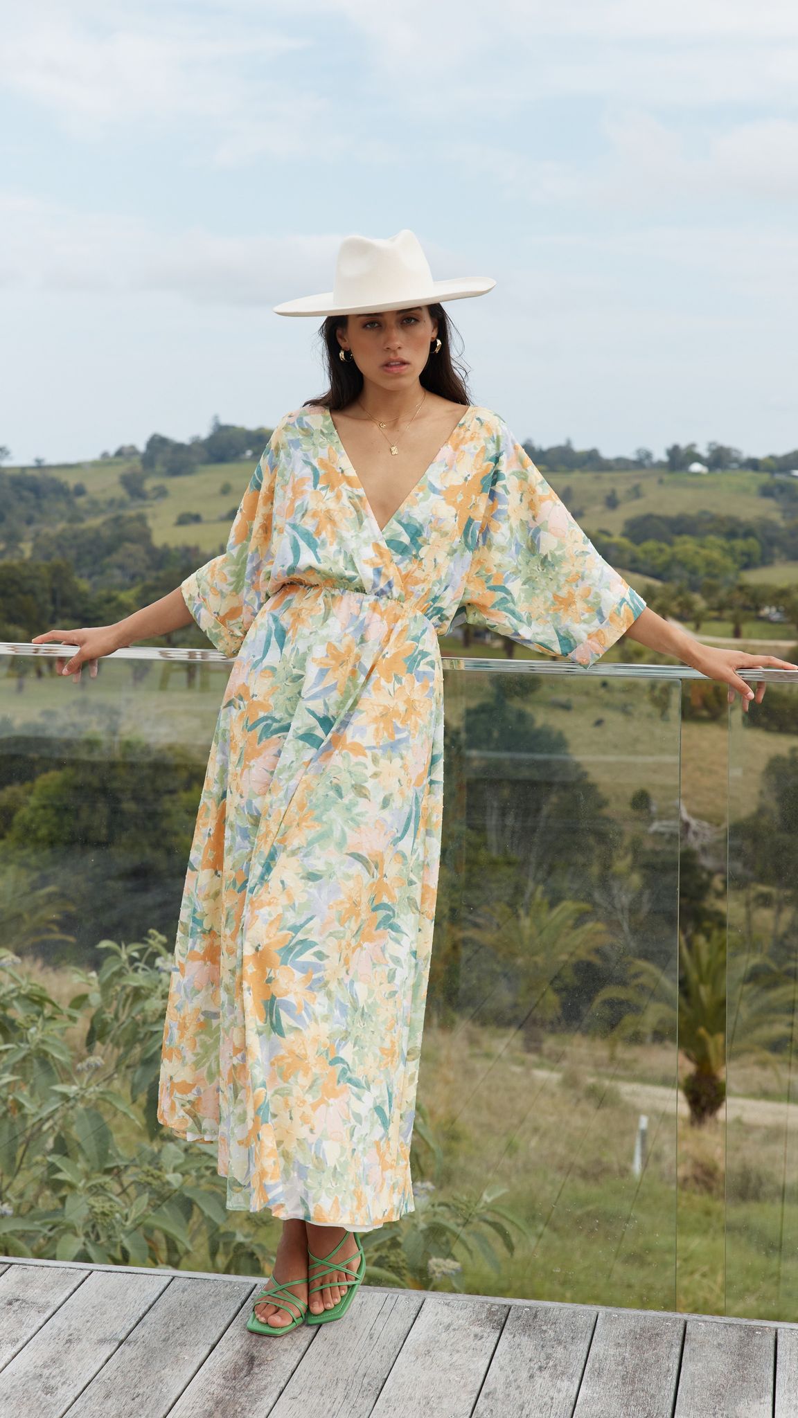 Marcy Maxi Dress - Wildflowers Print-Sunshines Bliss