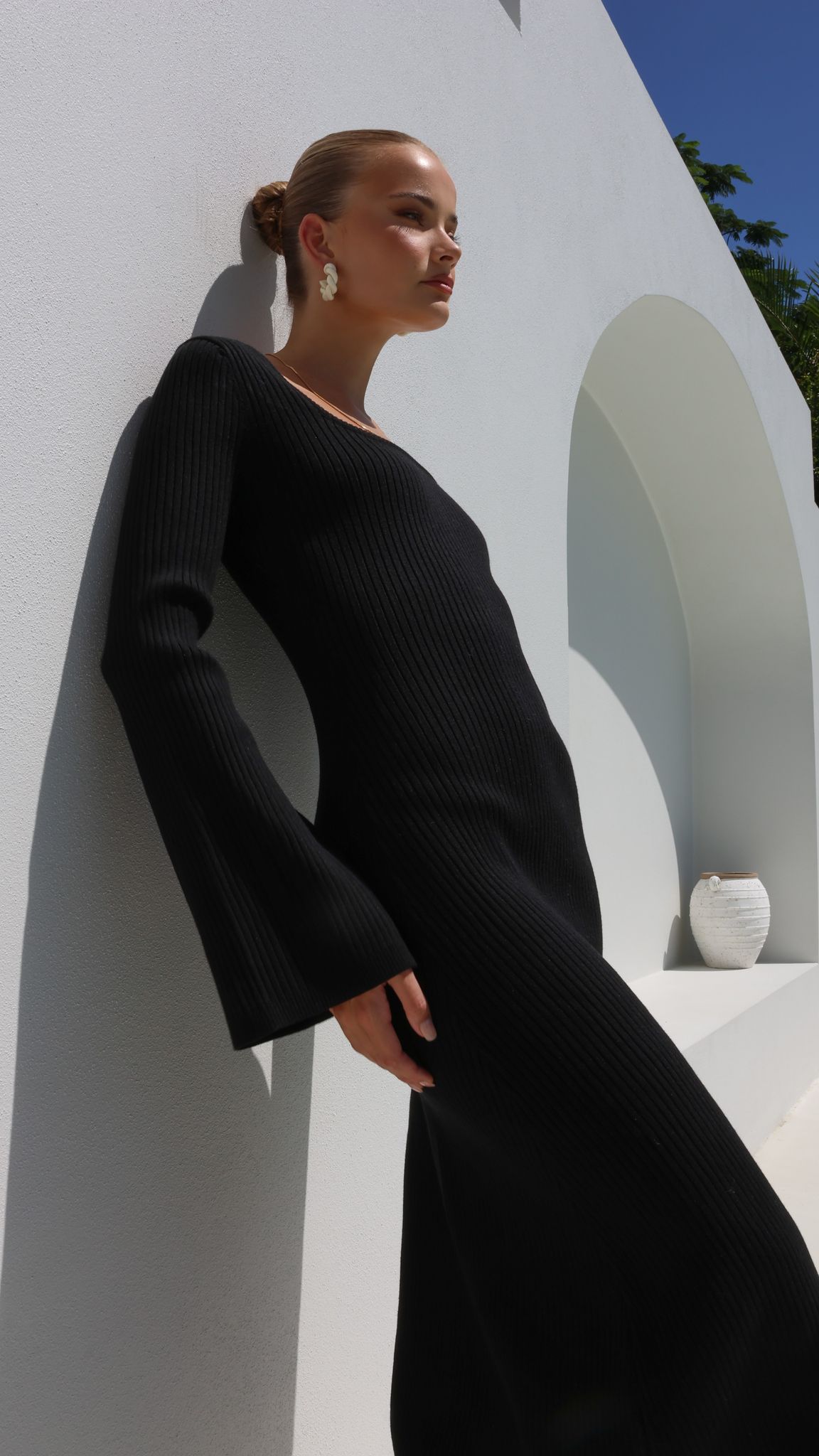 Doja Maxi Dress - Black-Sunshines Bliss
