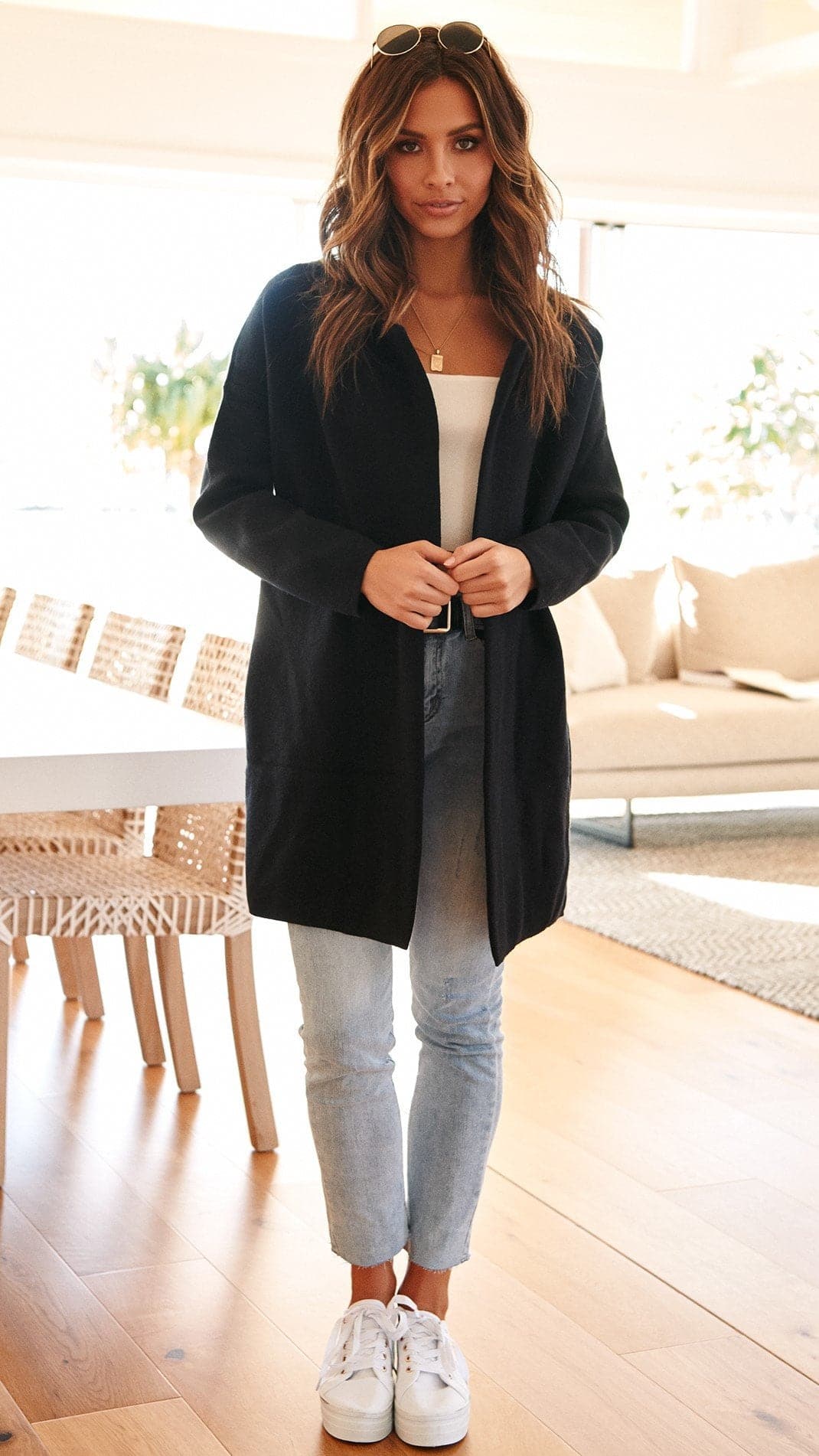 Zuzu Coatigan - Black-Sunshines Bliss