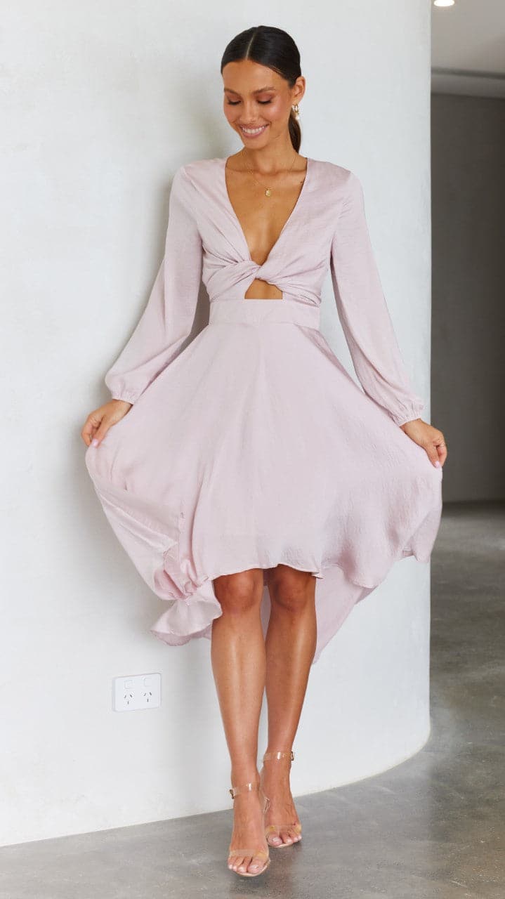 Starry Nights Dress - Blush-Sunshines Bliss