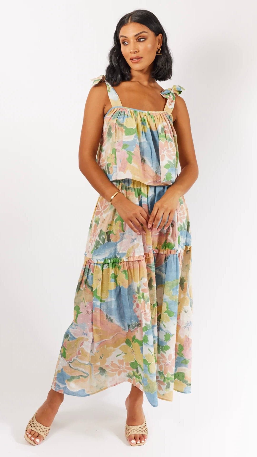 Cordelia Maxi Skirt - Kailani Print-Sunshines Bliss