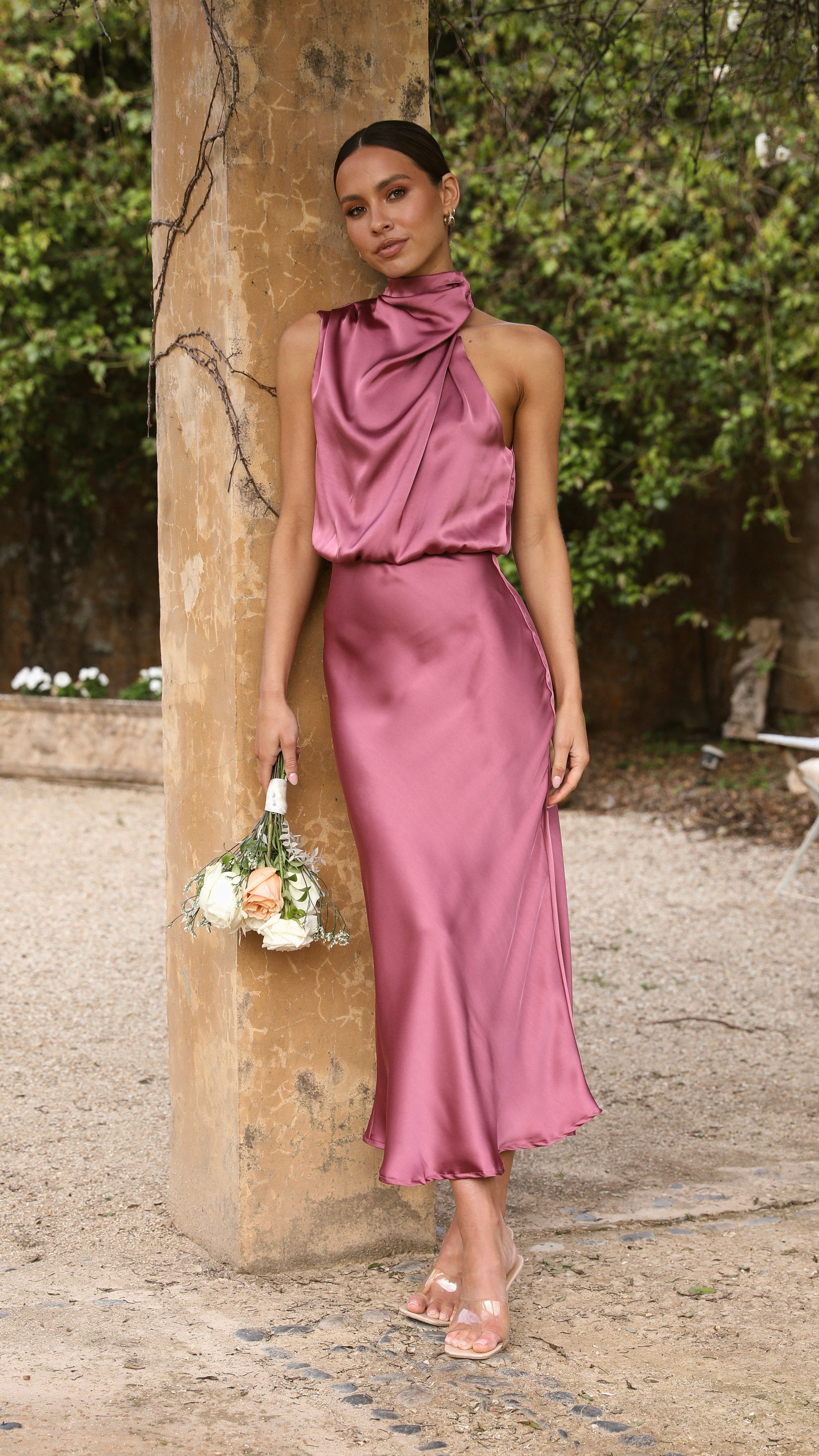 Esther Maxi Dress - Plum-Sunshines Bliss