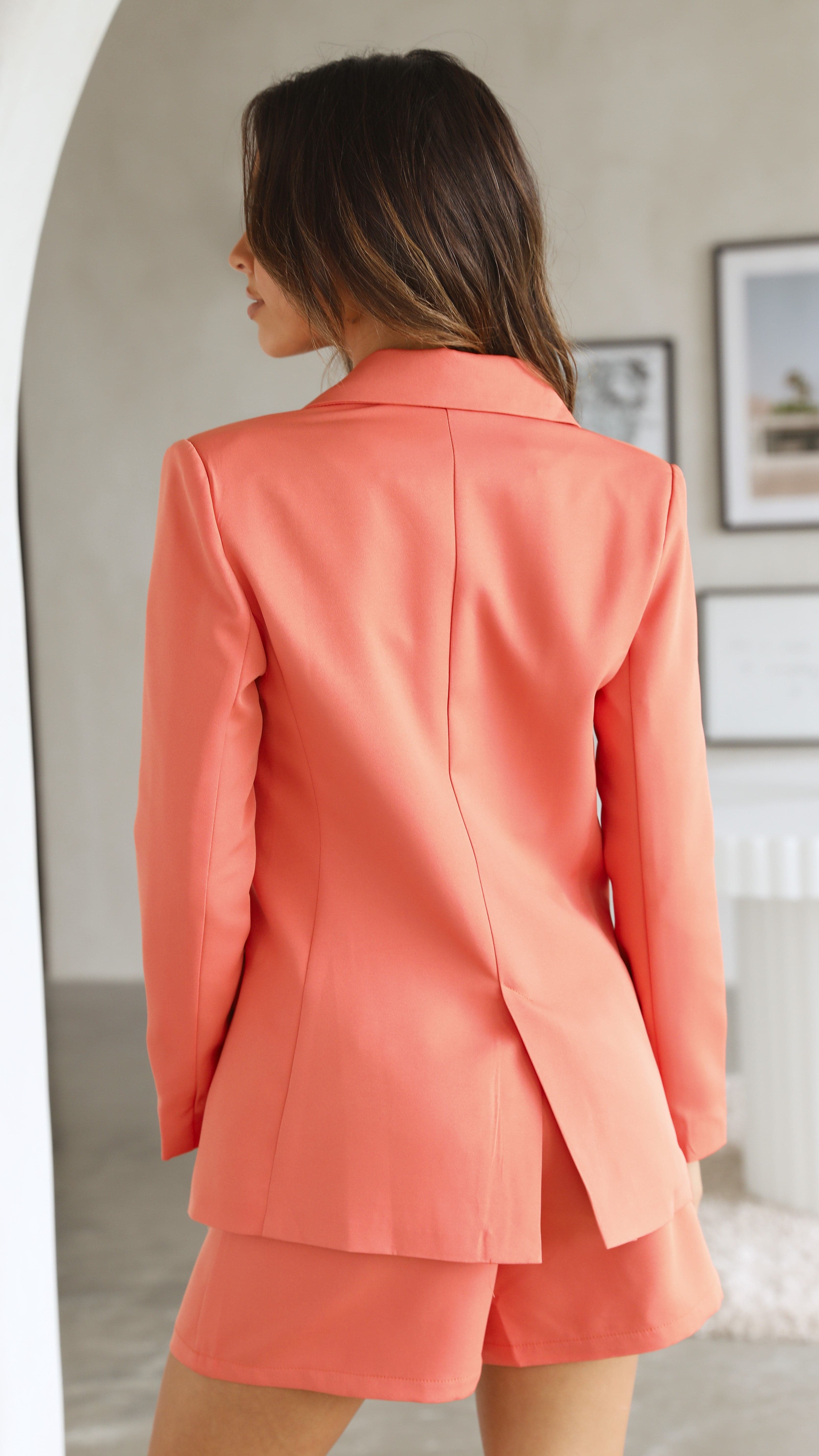 Ailias Blazer - Orange-Sunshines Bliss