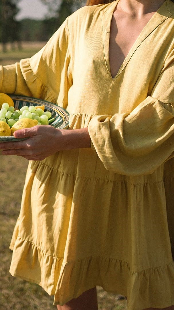 Gala Mini Dress - Gold-Sunshines Bliss