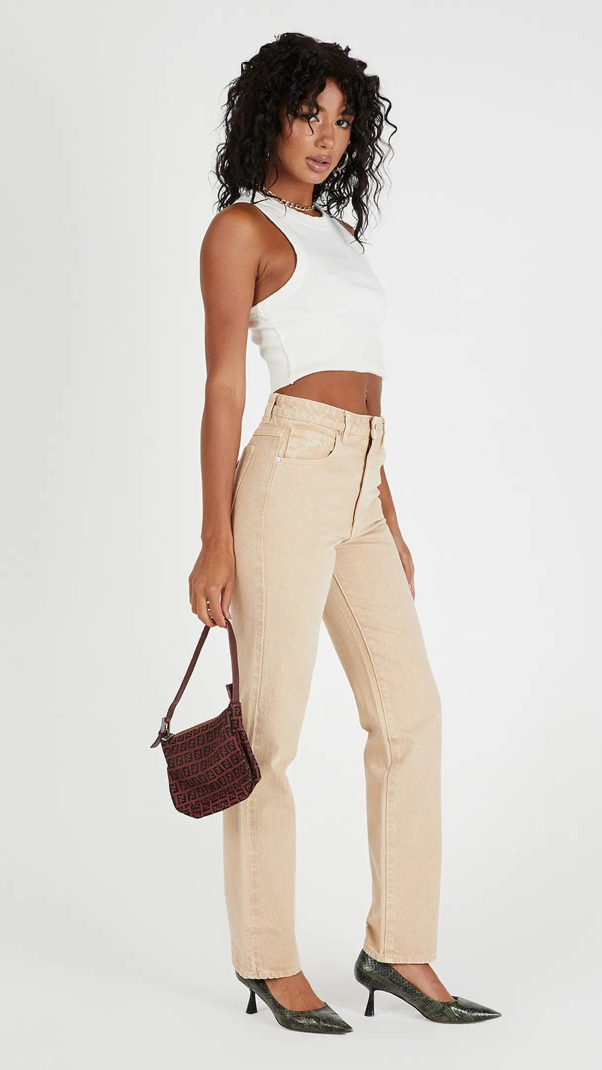 Abrand 94 High Straight - Faded Khaki-Sunshines Bliss