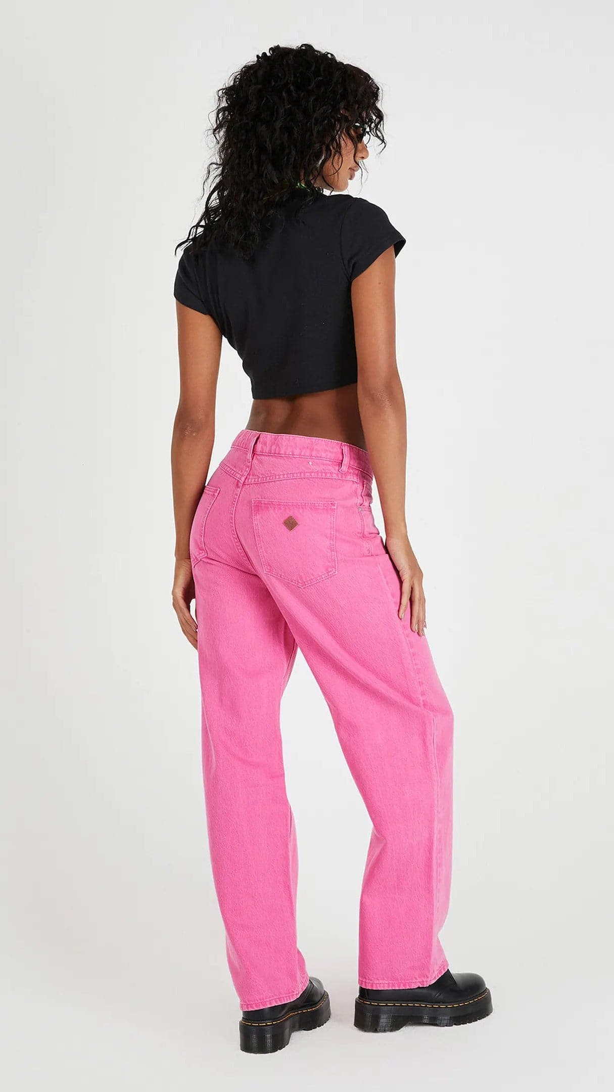 Abrand Slouch Jean - Super Pink Stoned-Sunshines Bliss