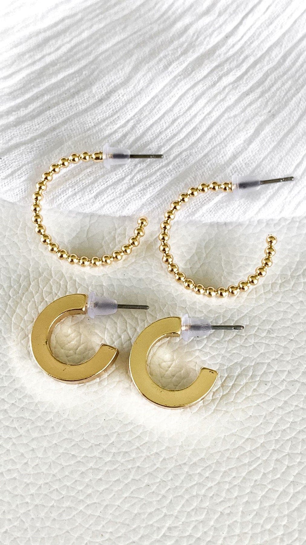 Daylight Hoop Set Earring-Sunshines Bliss