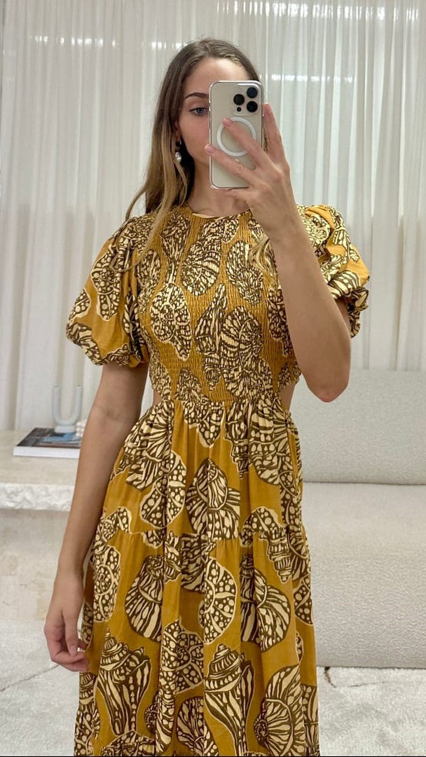 Rita Maxi Dress - Sea Change Print-Sunshines Bliss