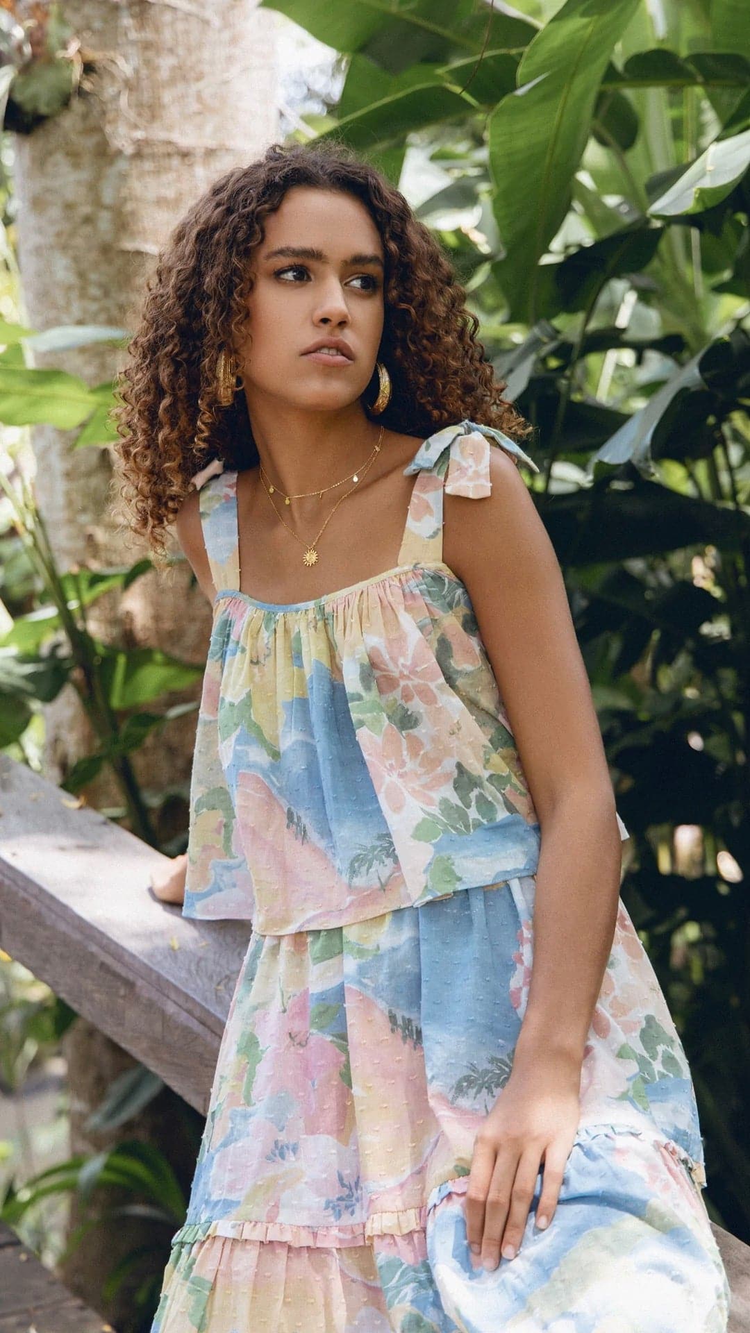 Cordelia Maxi Skirt - Kailani Print-Sunshines Bliss