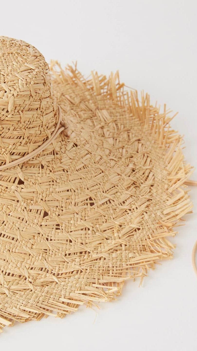 The Aruba Straw Hat - Natural-Sunshines Bliss