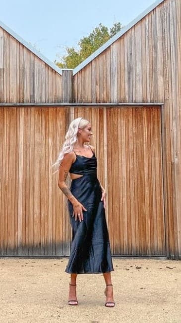 Charis Slip Dress - Black-Sunshines Bliss