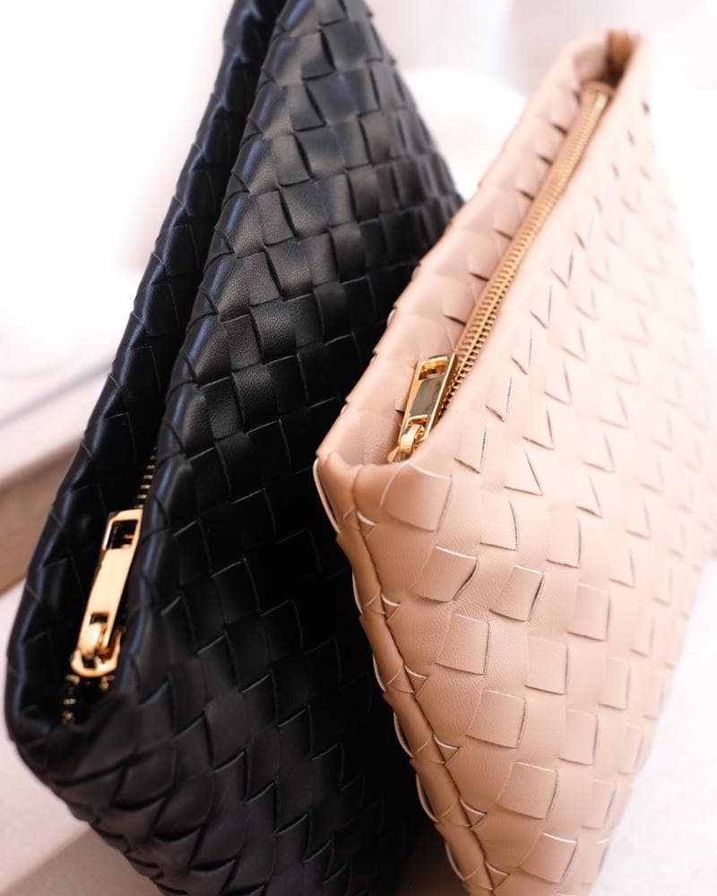 Delia Clutch Bag - Black-Sunshines Bliss