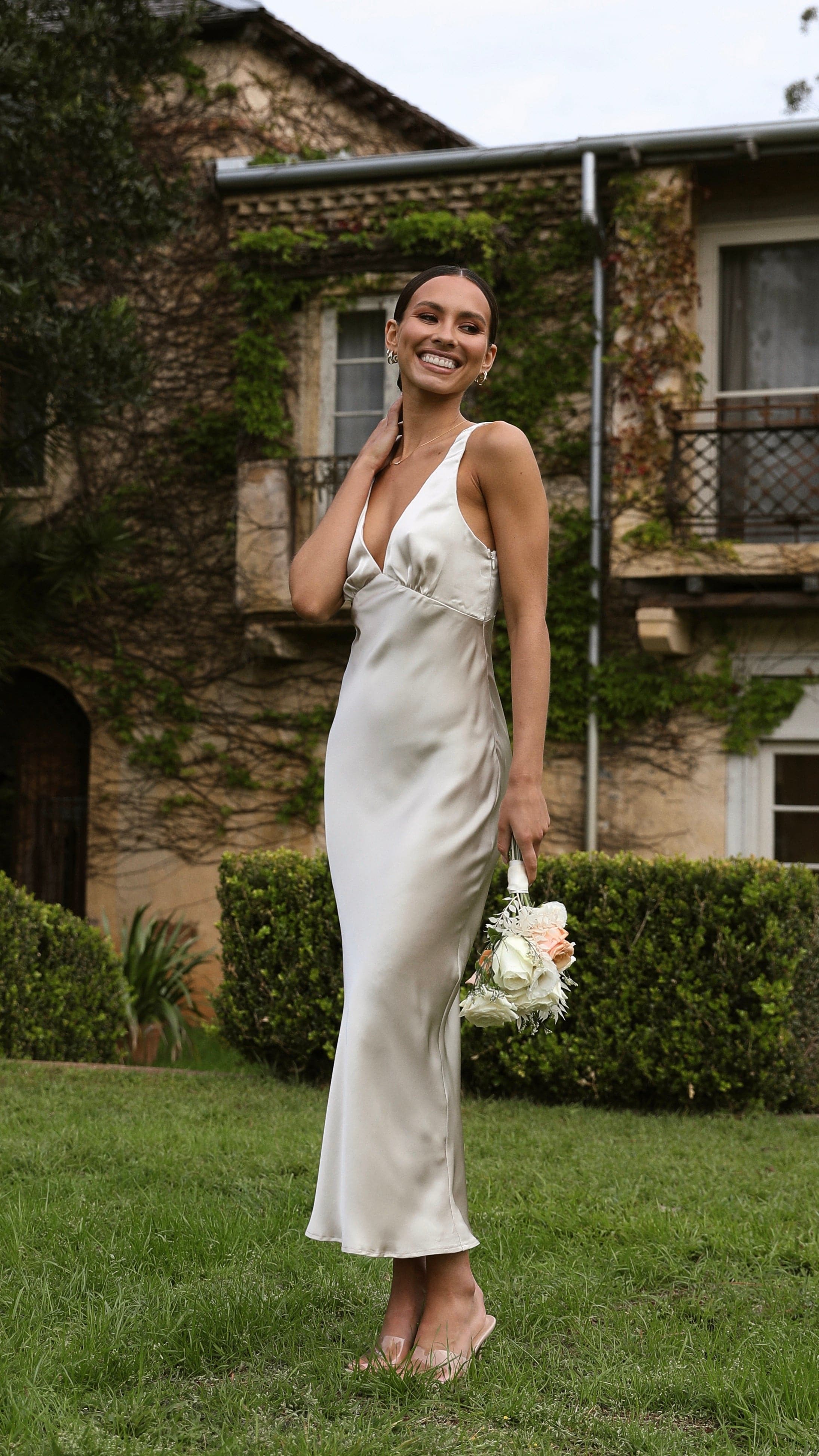 Sammie Maxi Dress - Champagne-Sunshines Bliss