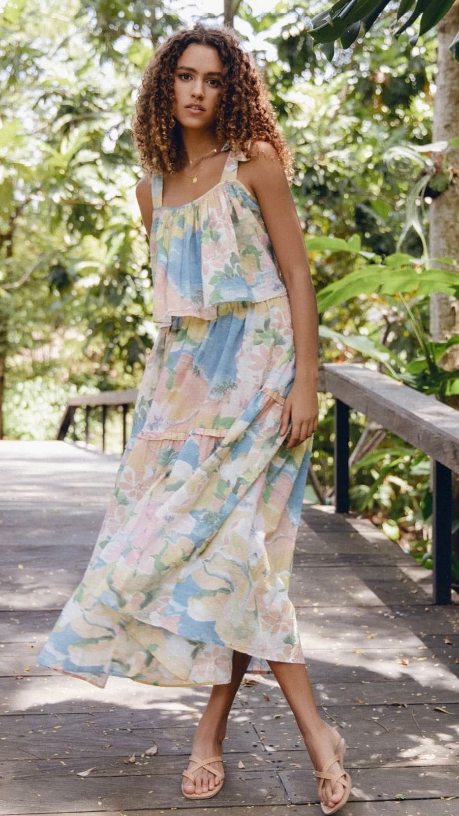 Cordelia Maxi Skirt - Kailani Print-Sunshines Bliss