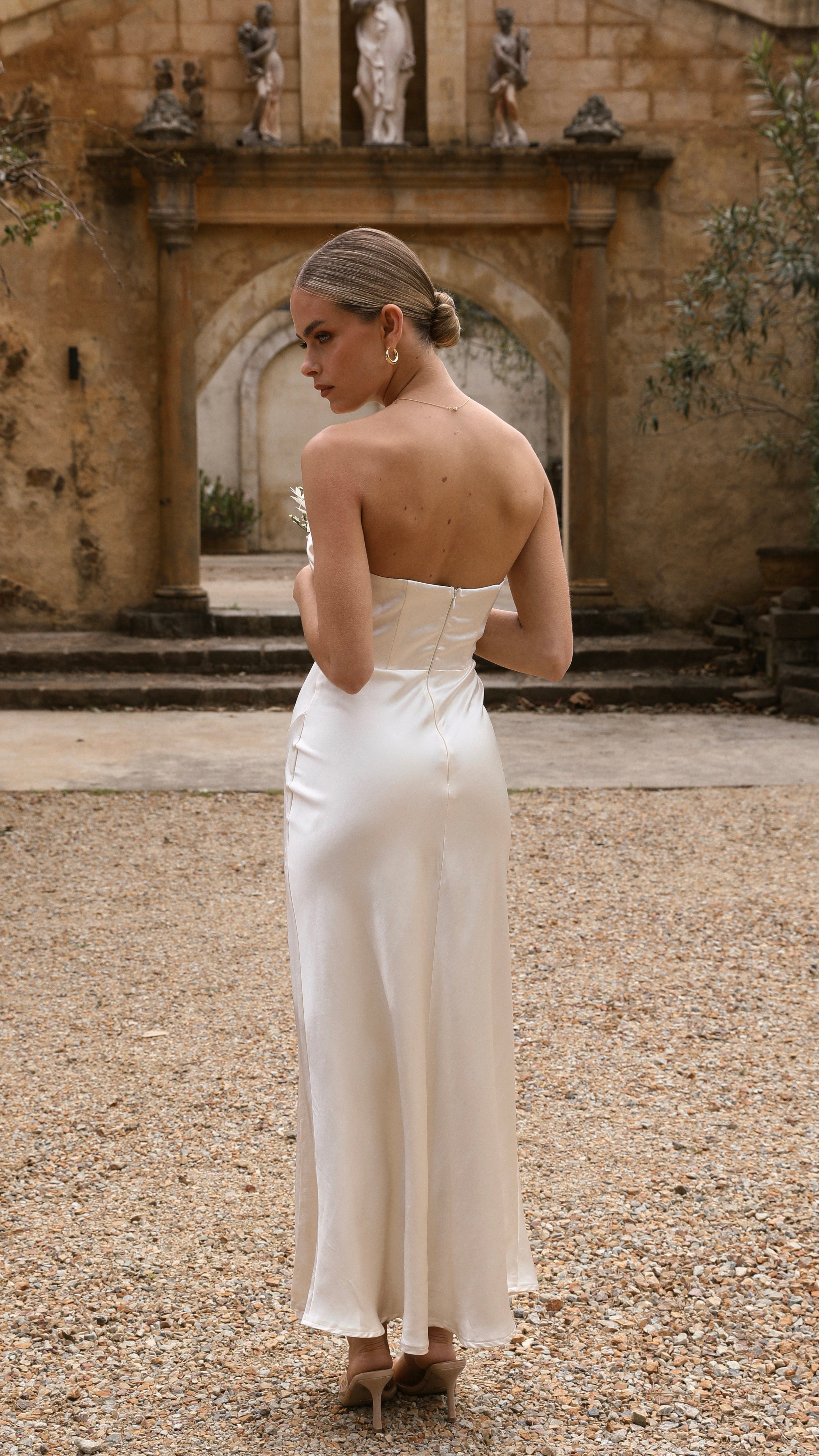 Shona Maxi Dress - Oyster-Sunshines Bliss