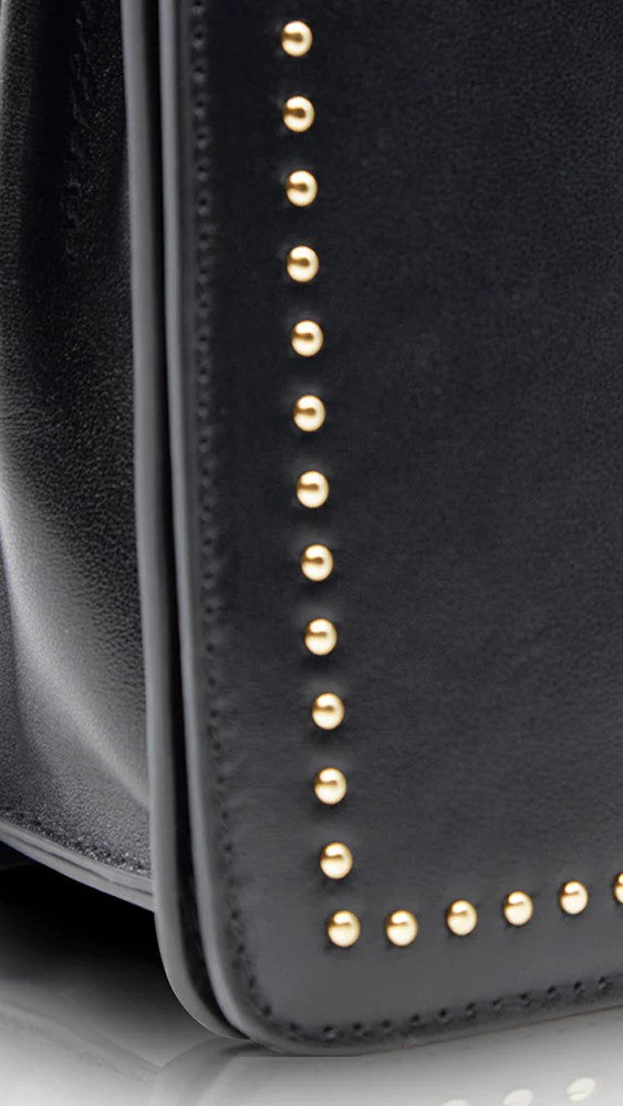 Sol Sana Flap Bag - Black/Gold-Sunshines Bliss