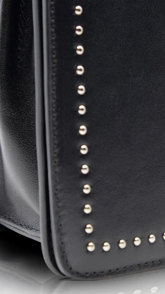 Sol Sana Flap Bag - Black/Silver-Sunshines Bliss