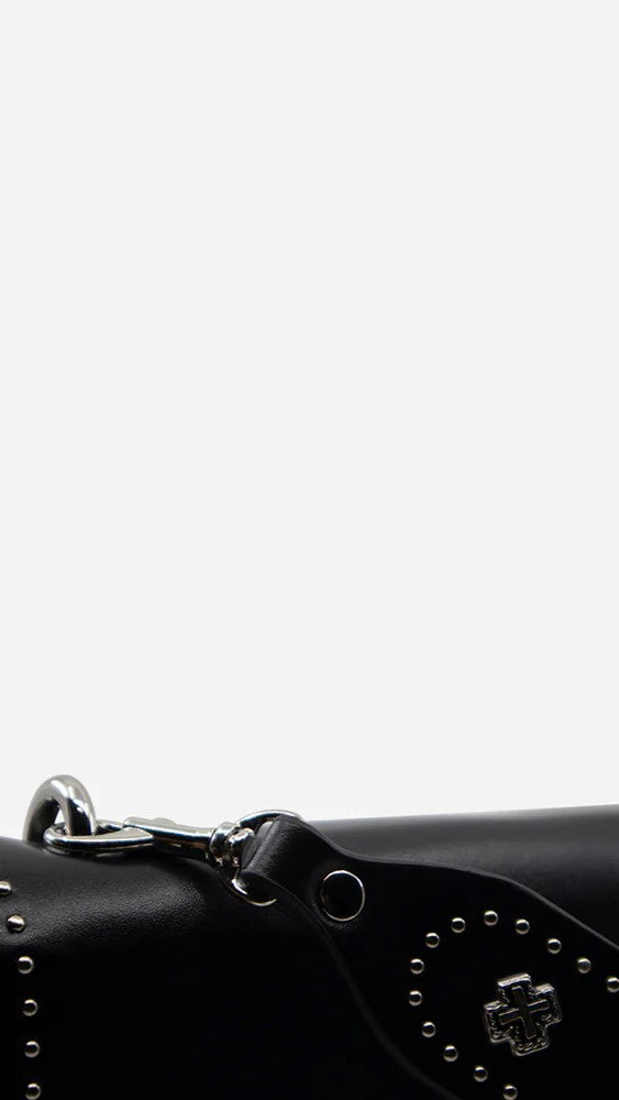 Sol Sana Flap Bag - Black/Silver-Sunshines Bliss