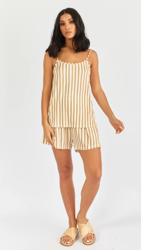 Shallow Singlet - Stripe Print-Sunshines Bliss