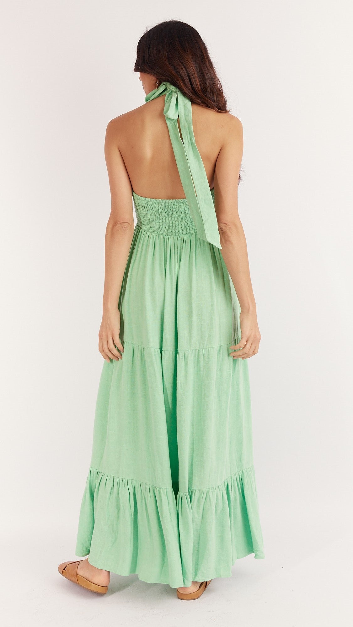 Helene Maxi Dress - Seafoam Green-Sunshines Bliss