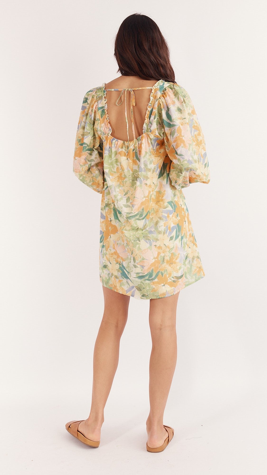 Dua Mini Dress - Wildflowers Print-Sunshines Bliss