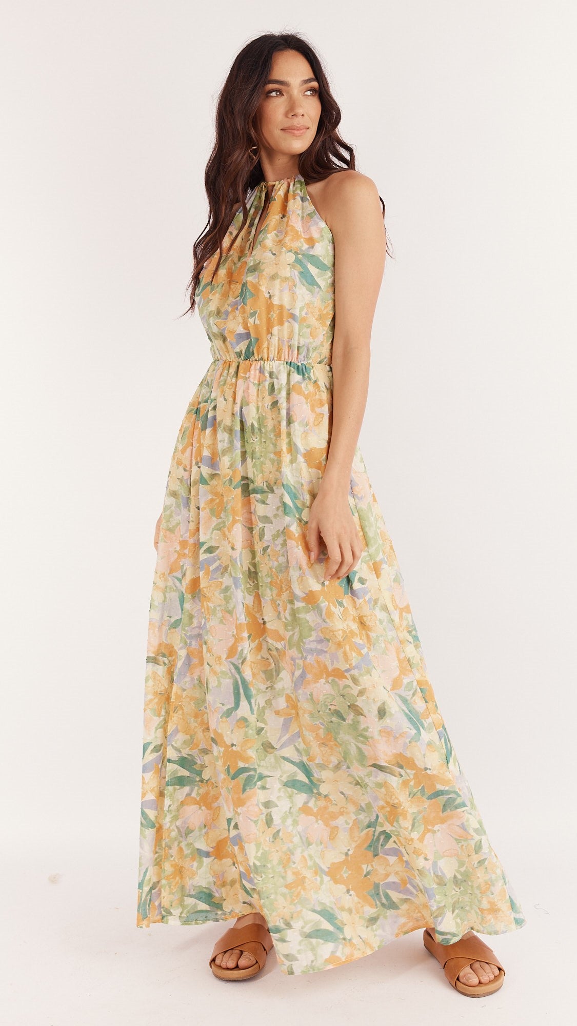 Micah Maxi Dress - Wildflowers Print-Sunshines Bliss