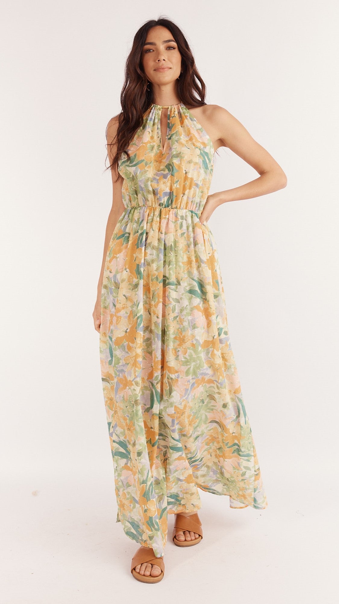 Micah Maxi Dress - Wildflowers Print-Sunshines Bliss