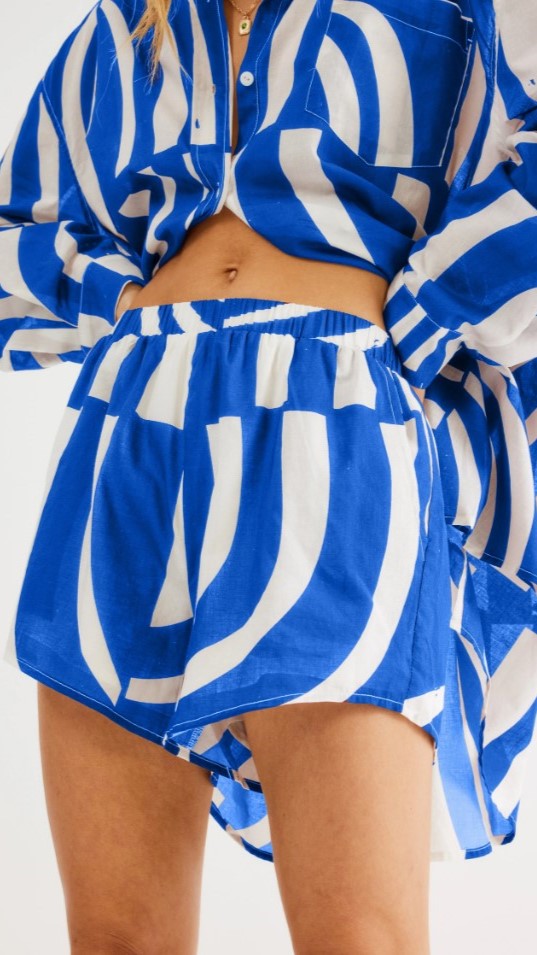 Heather Short - Blue Pattern-Sunshines Bliss