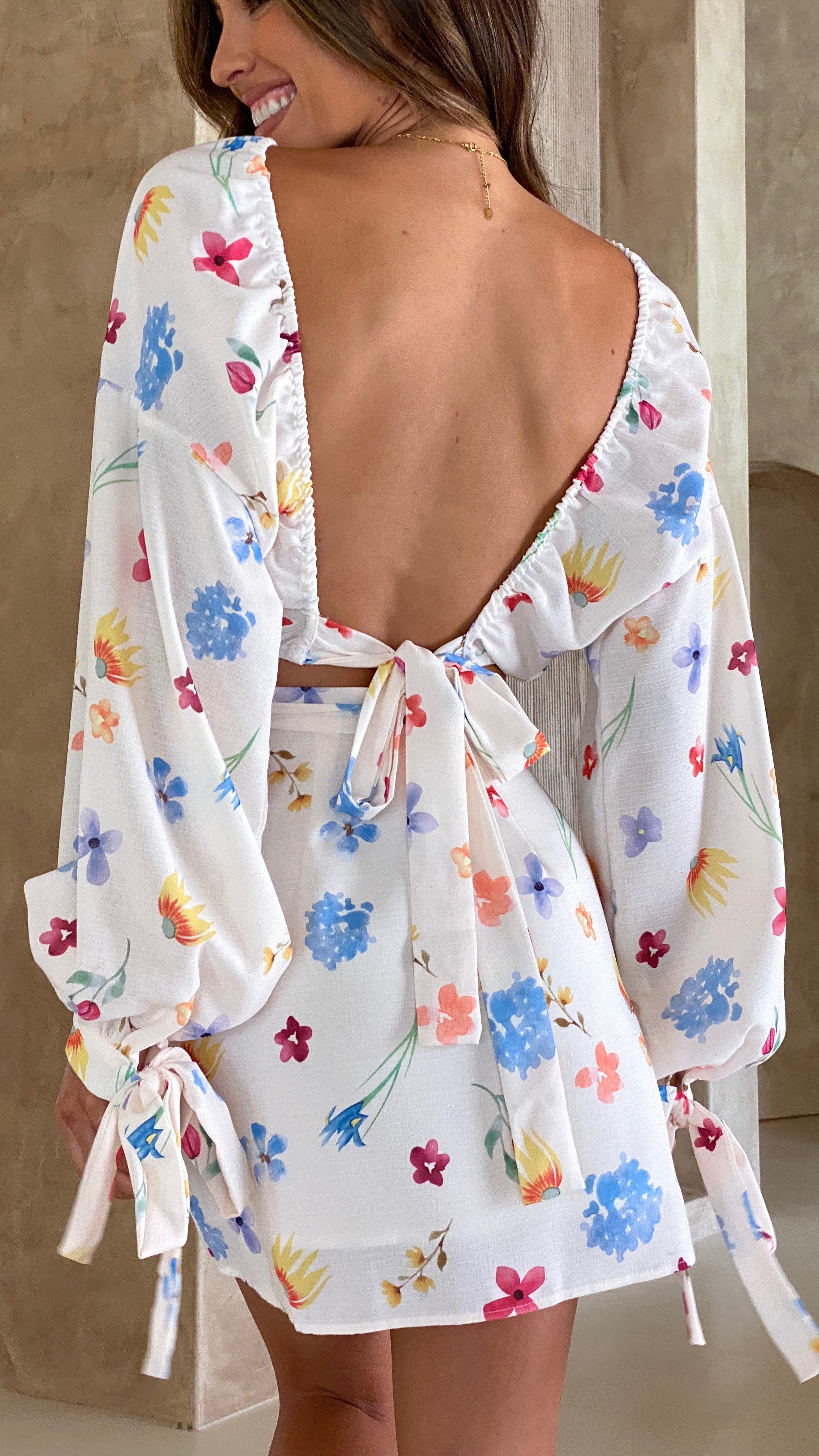 Orchid Mini Skirt - Blooms-Sunshines Bliss