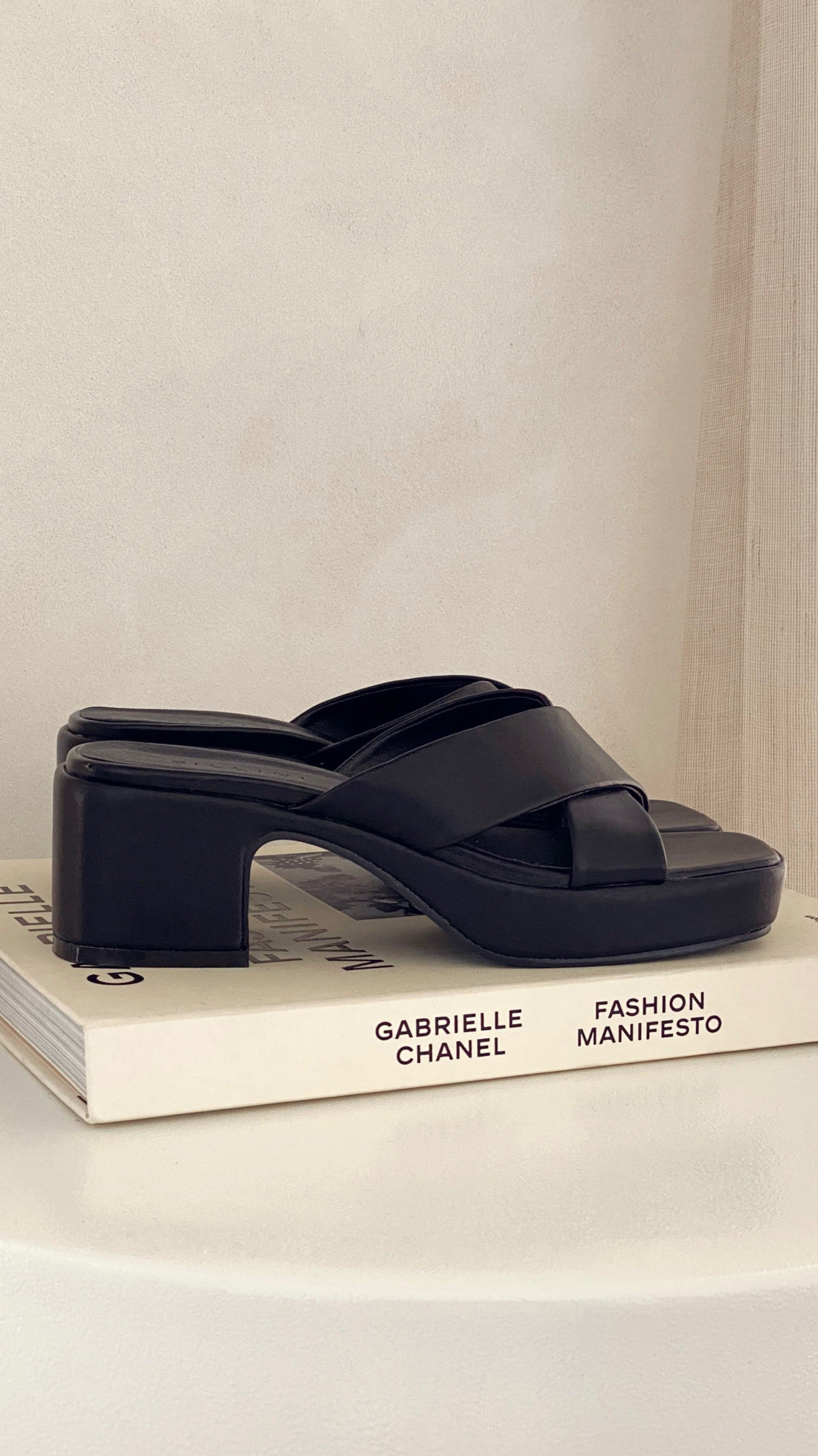 Pennie Heel - Black-Sunshines Bliss