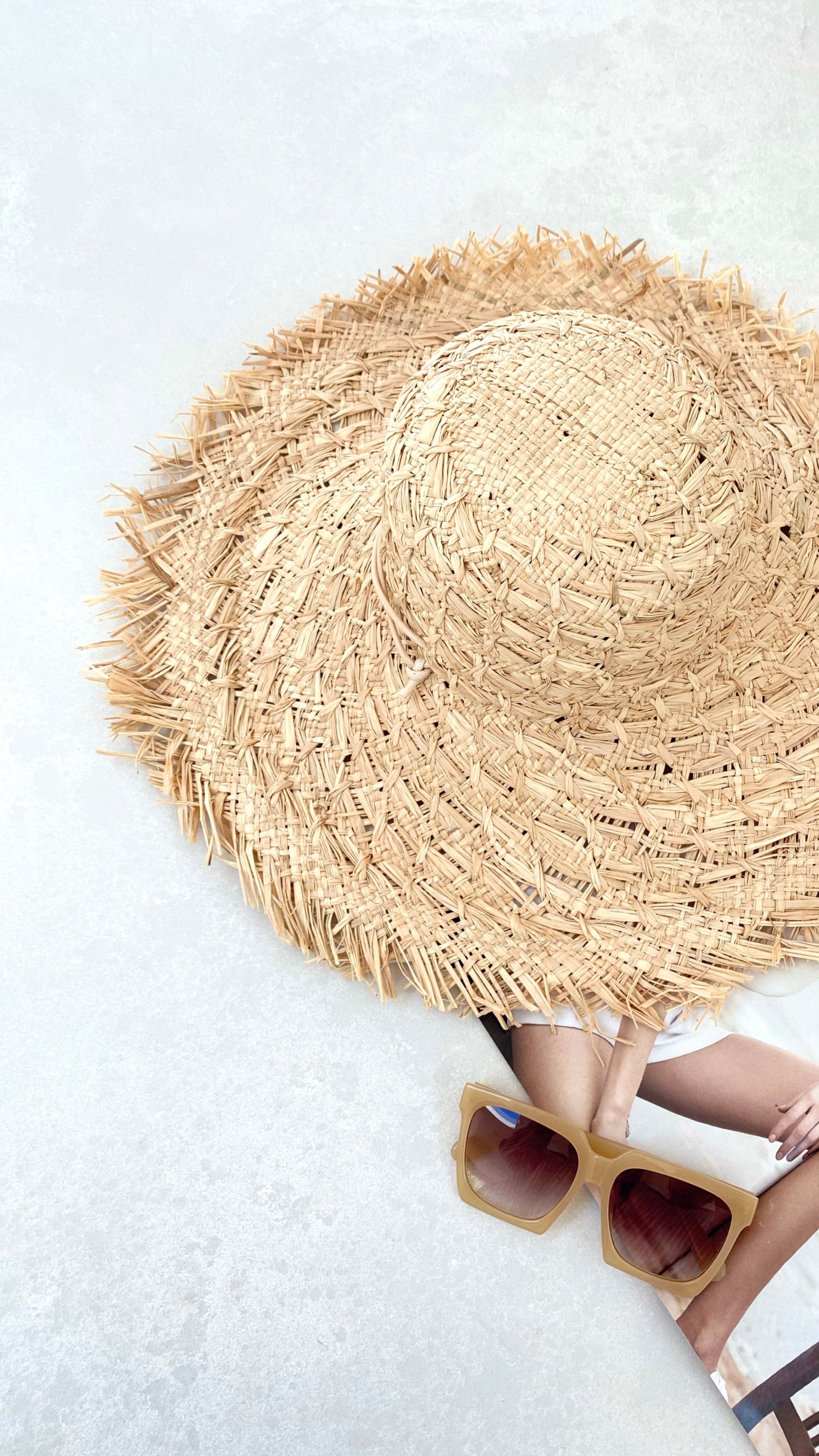 The Aruba Straw Hat - Natural-Sunshines Bliss