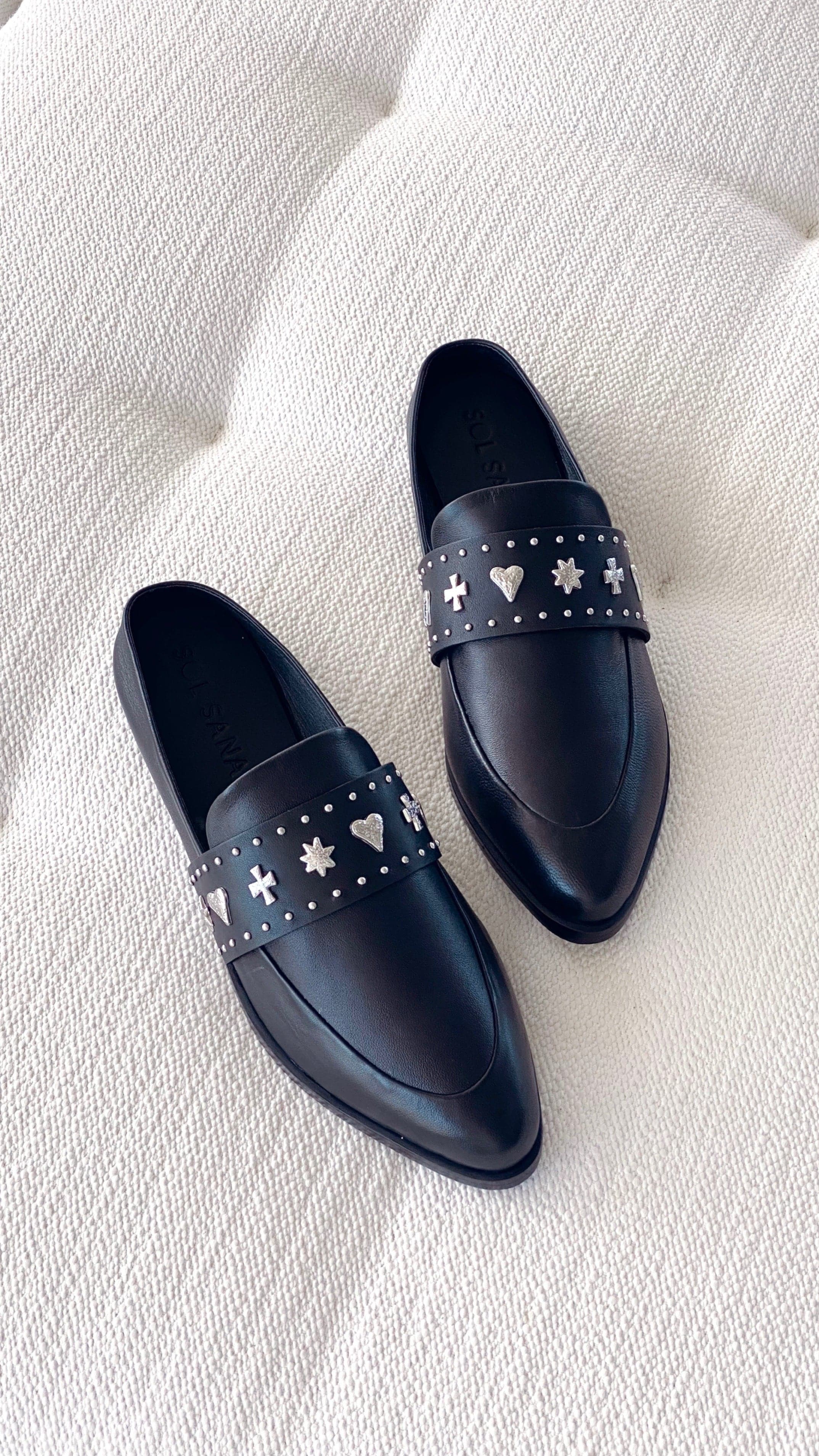 Sol Sana Tuesday Slide - Black/Silver-Sunshines Bliss