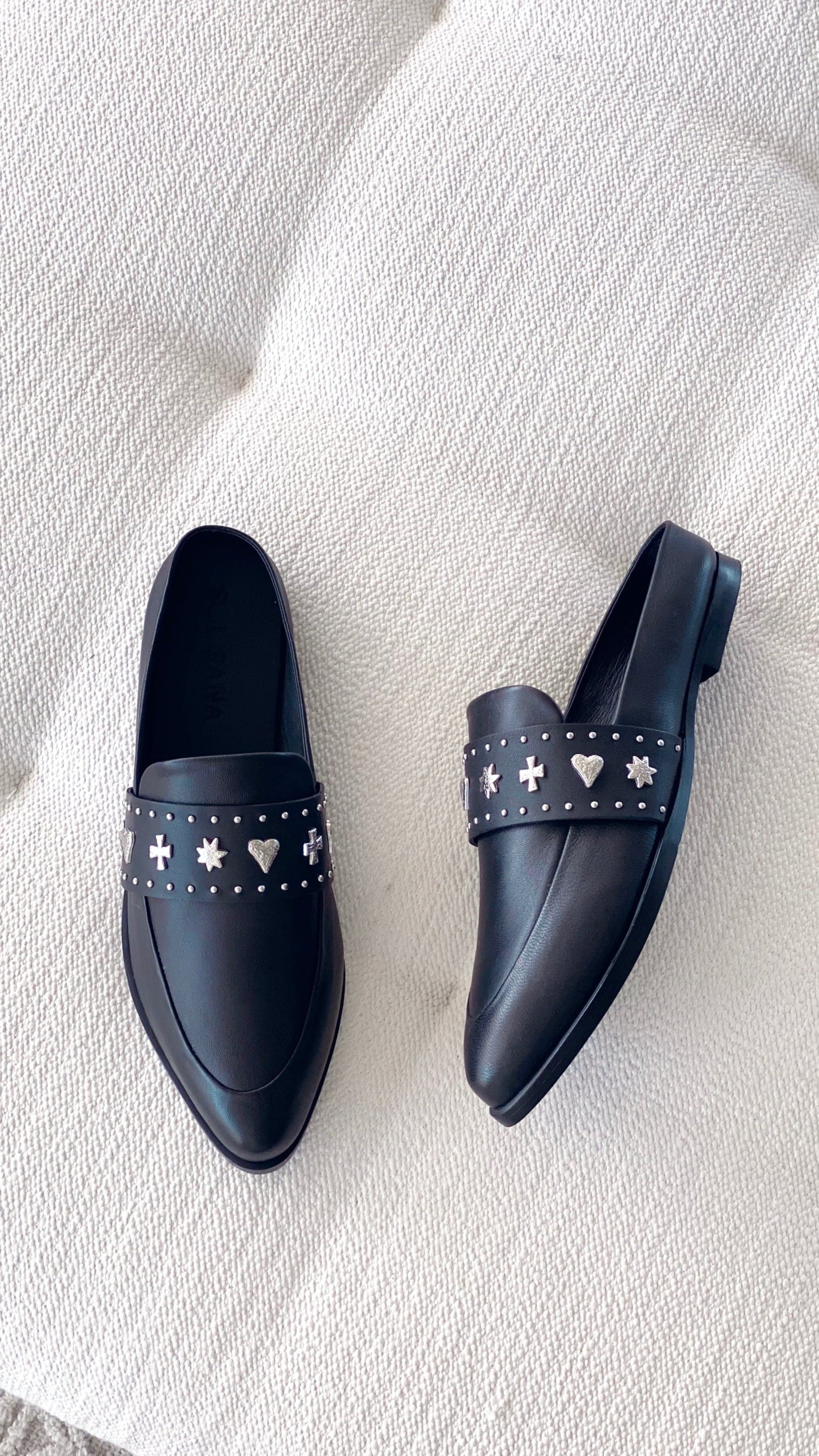 Sol Sana Tuesday Slide - Black/Silver-Sunshines Bliss