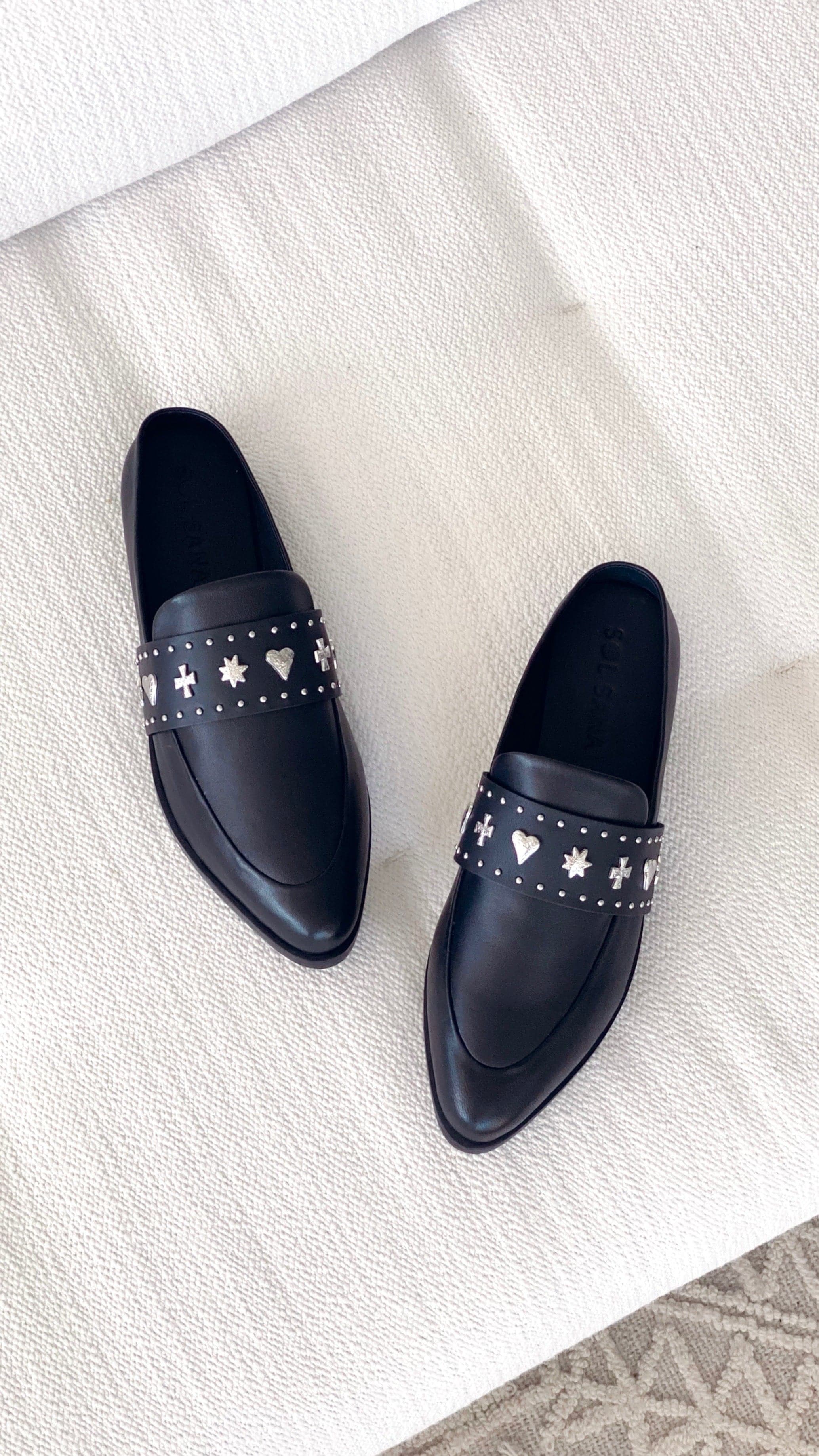 Sol Sana Tuesday Slide - Black/Silver-Sunshines Bliss