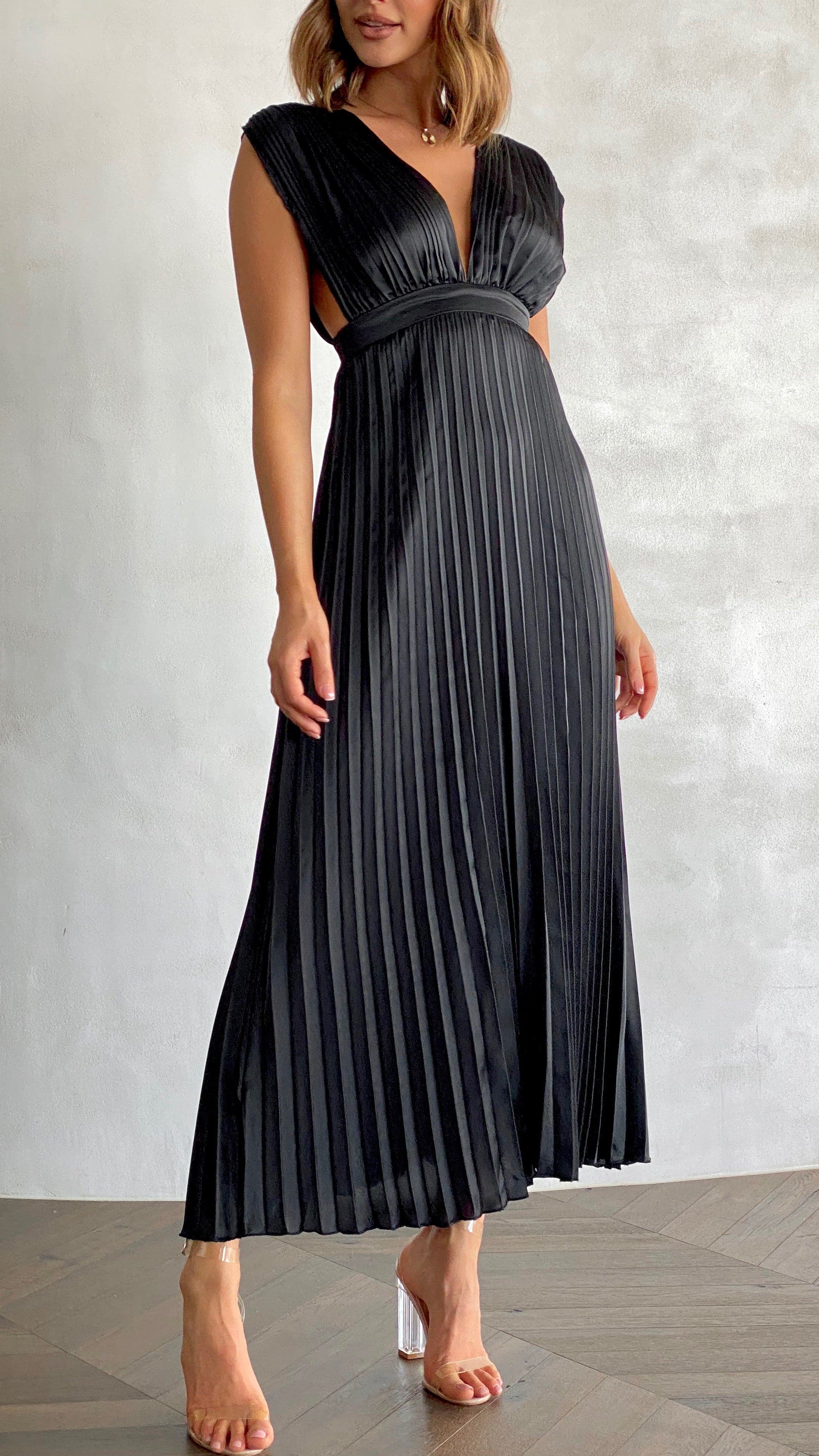 Laguna Maxi Dress - Black-Sunshines Bliss