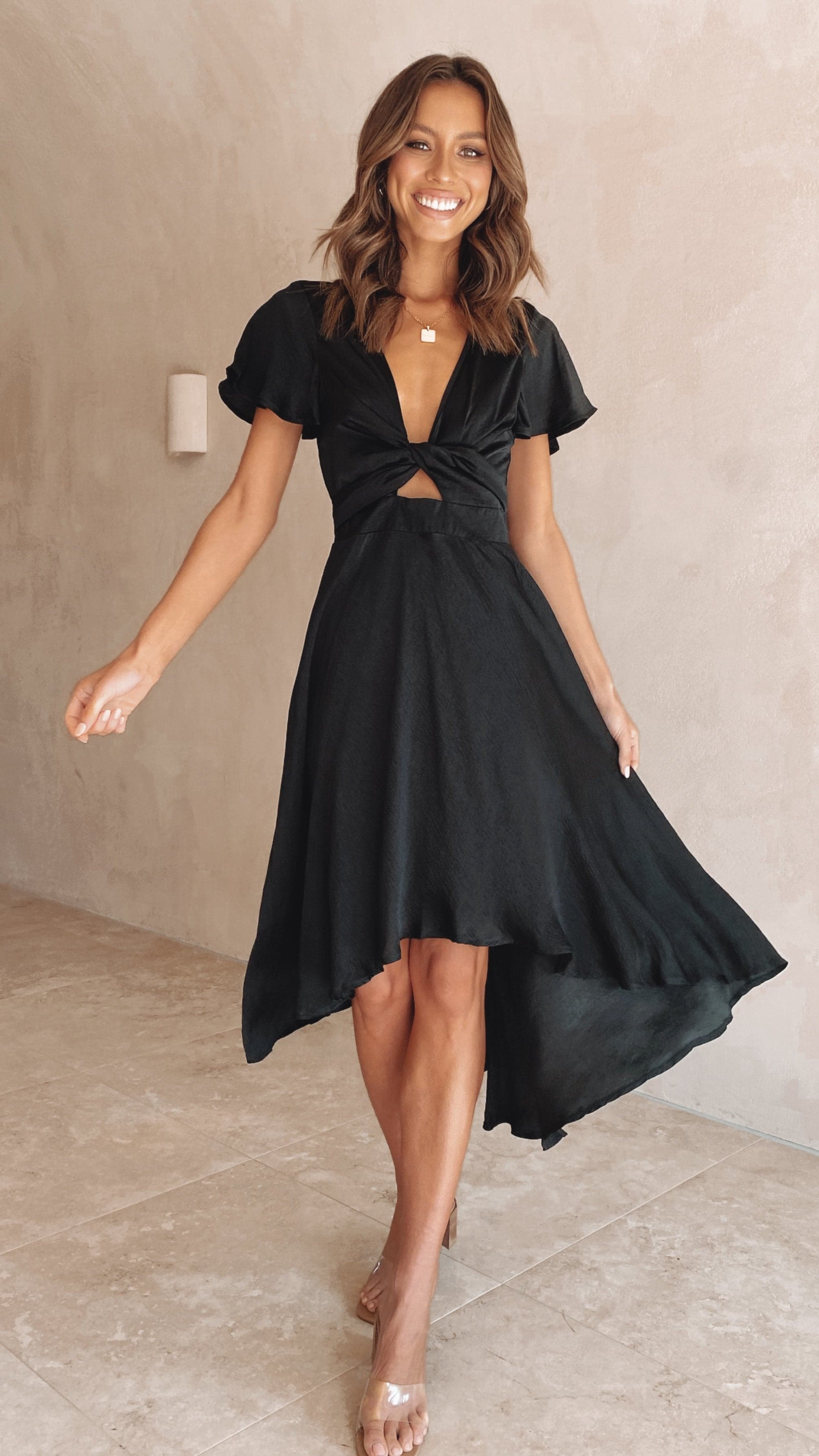 Sunny Daze Dress - Black-Sunshines Bliss