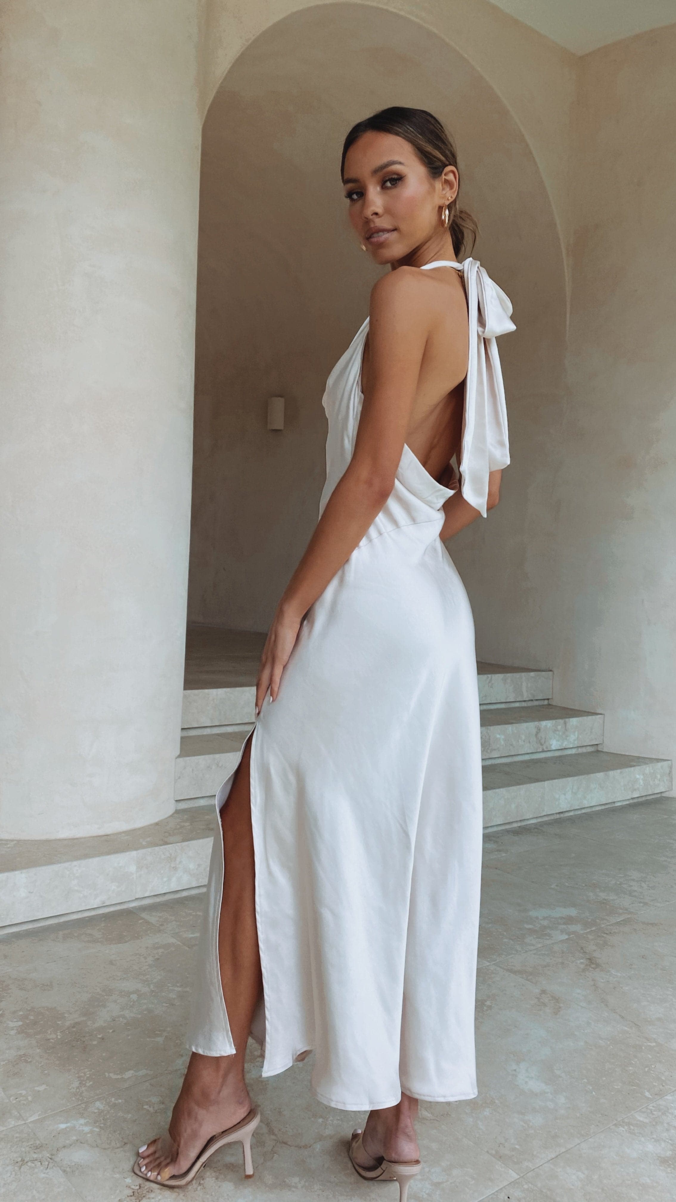 Sian Maxi Dress - Champagne-Sunshines Bliss