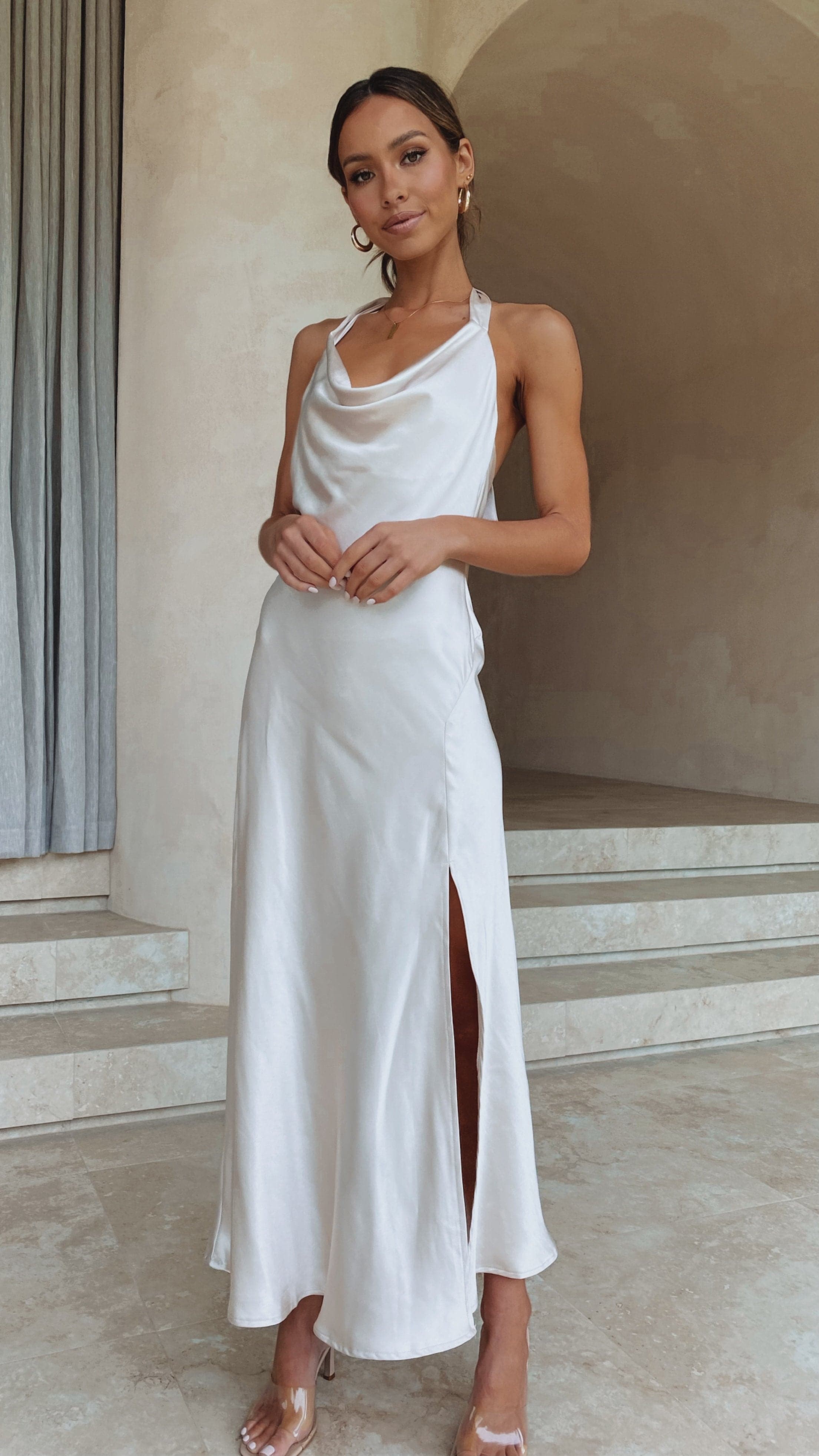 Sian Maxi Dress - Champagne-Sunshines Bliss