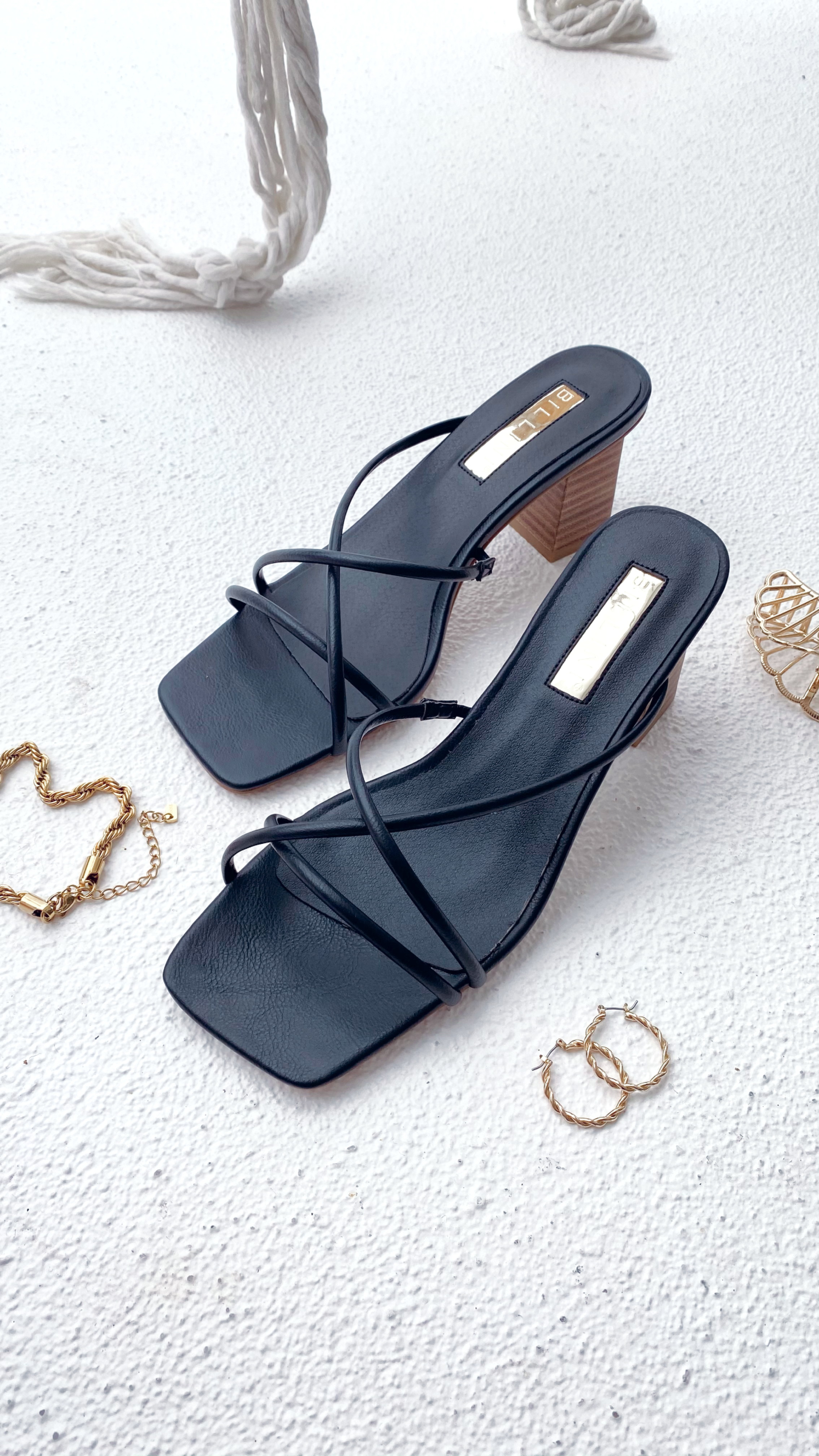 Unika Heel - Black-Sunshines Bliss