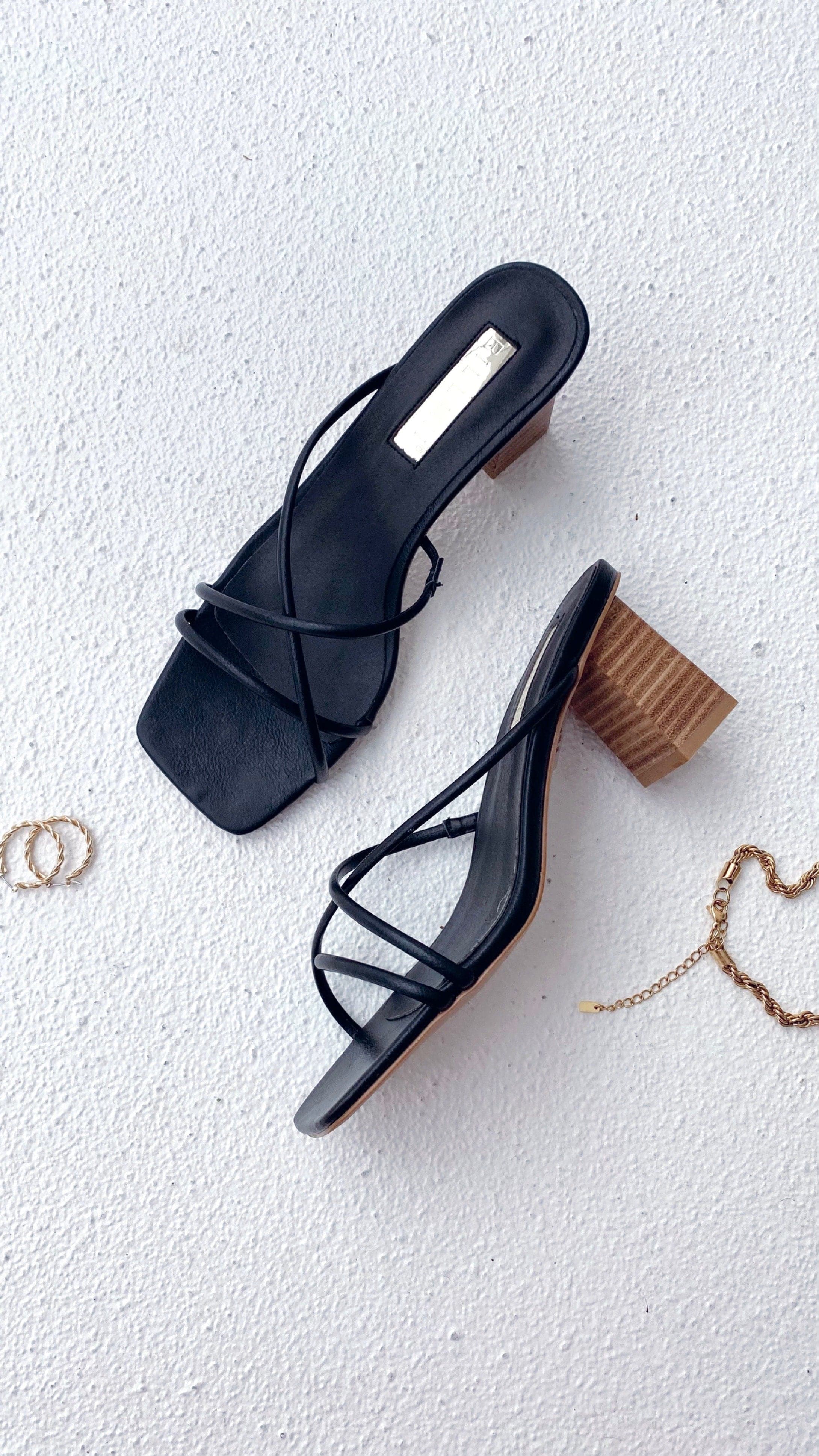 Unika Heel - Black-Sunshines Bliss