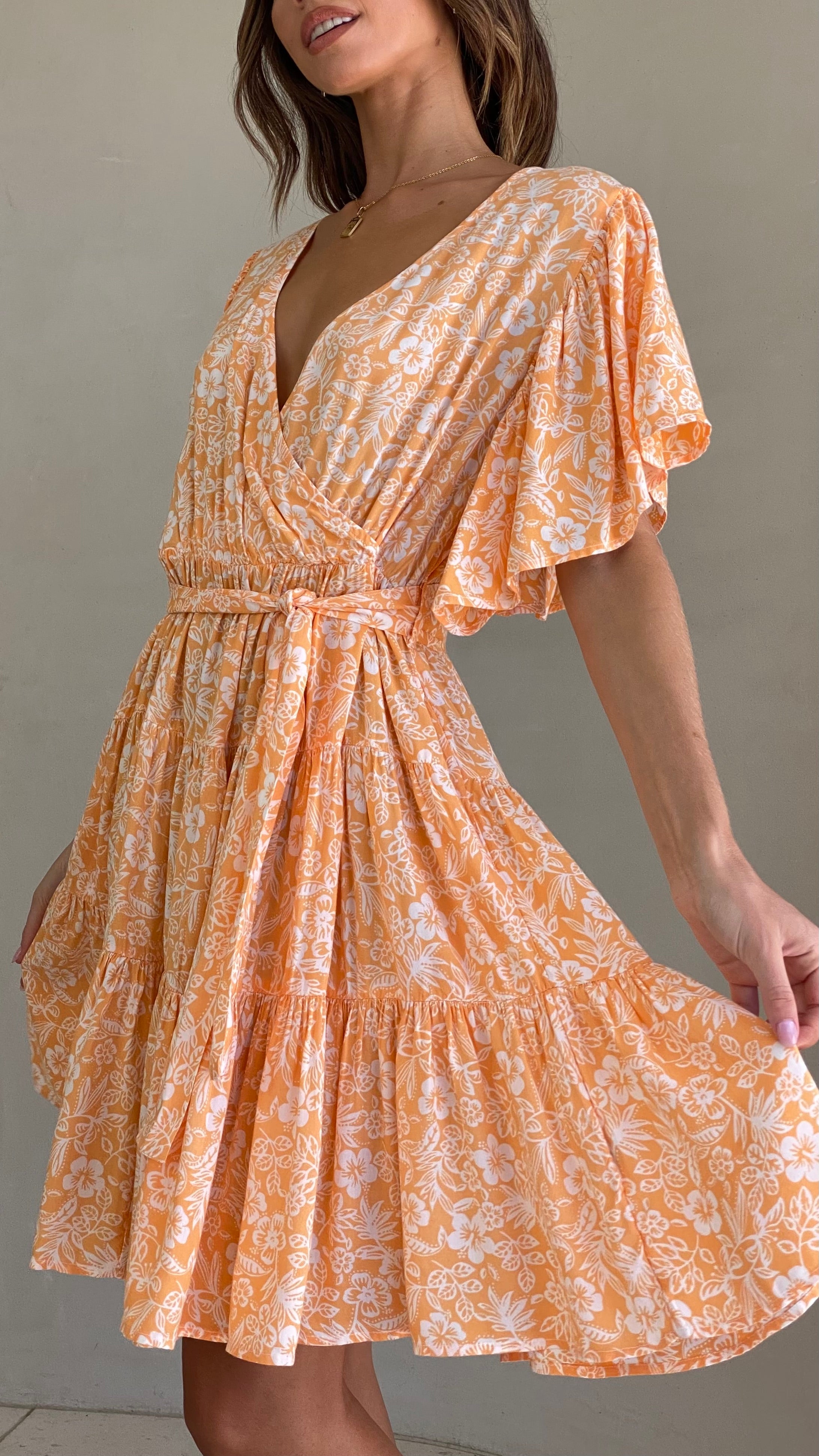 Margo Mini Dress - Mango-Sunshines Bliss