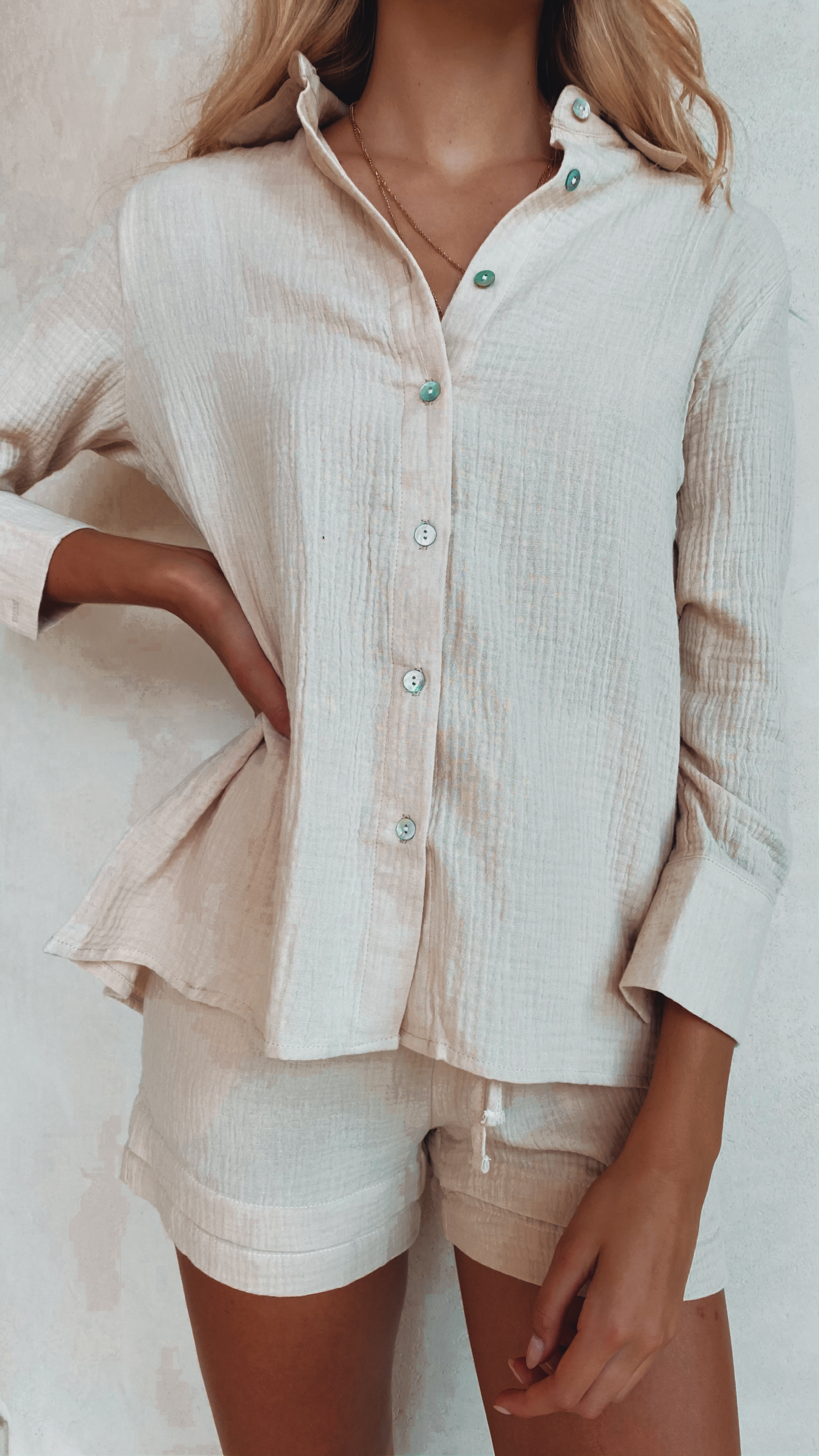 Shelby Top - Beige-Sunshines Bliss