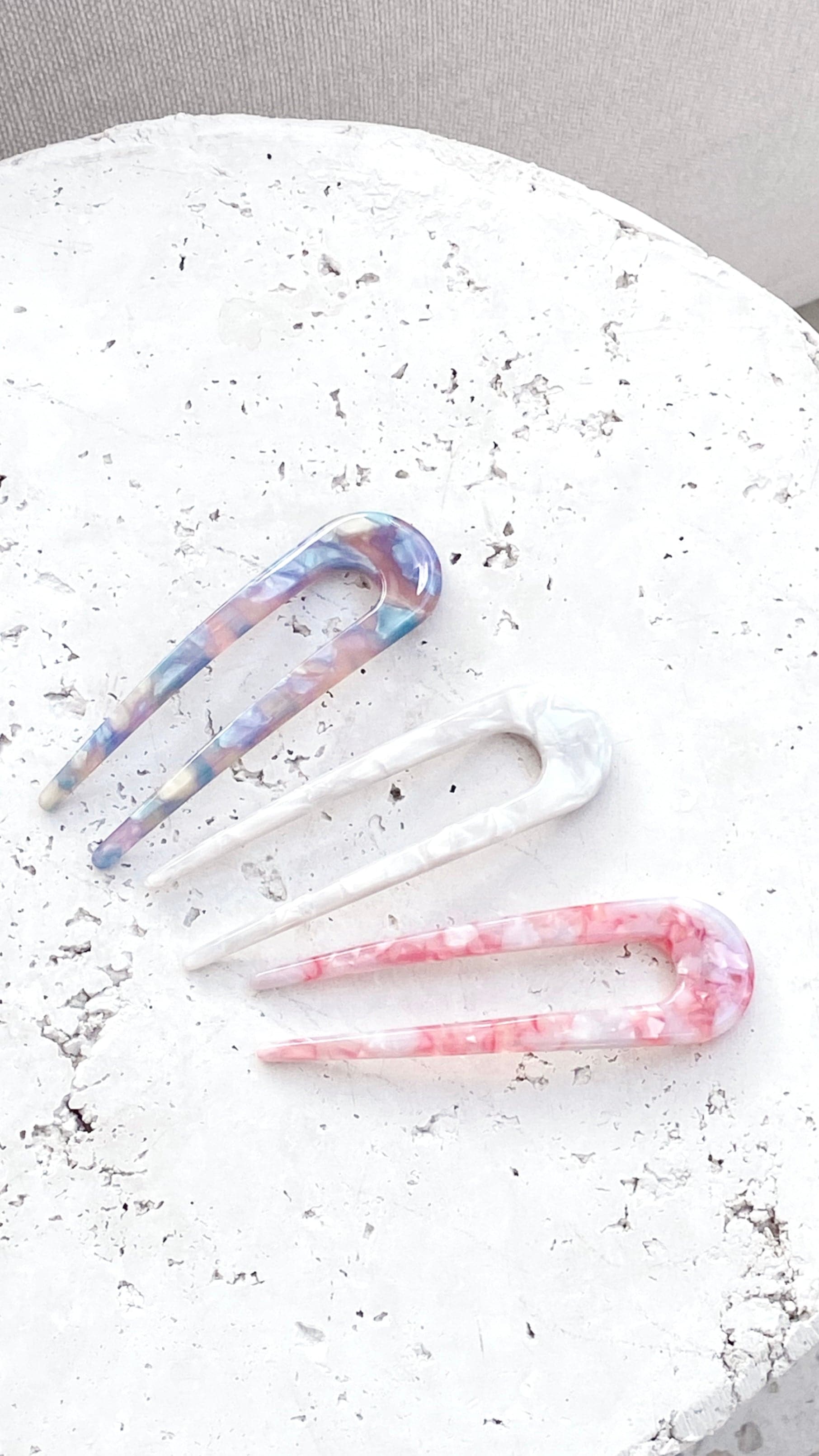 Akira Hair Pin - Milky Quartz-Sunshines Bliss