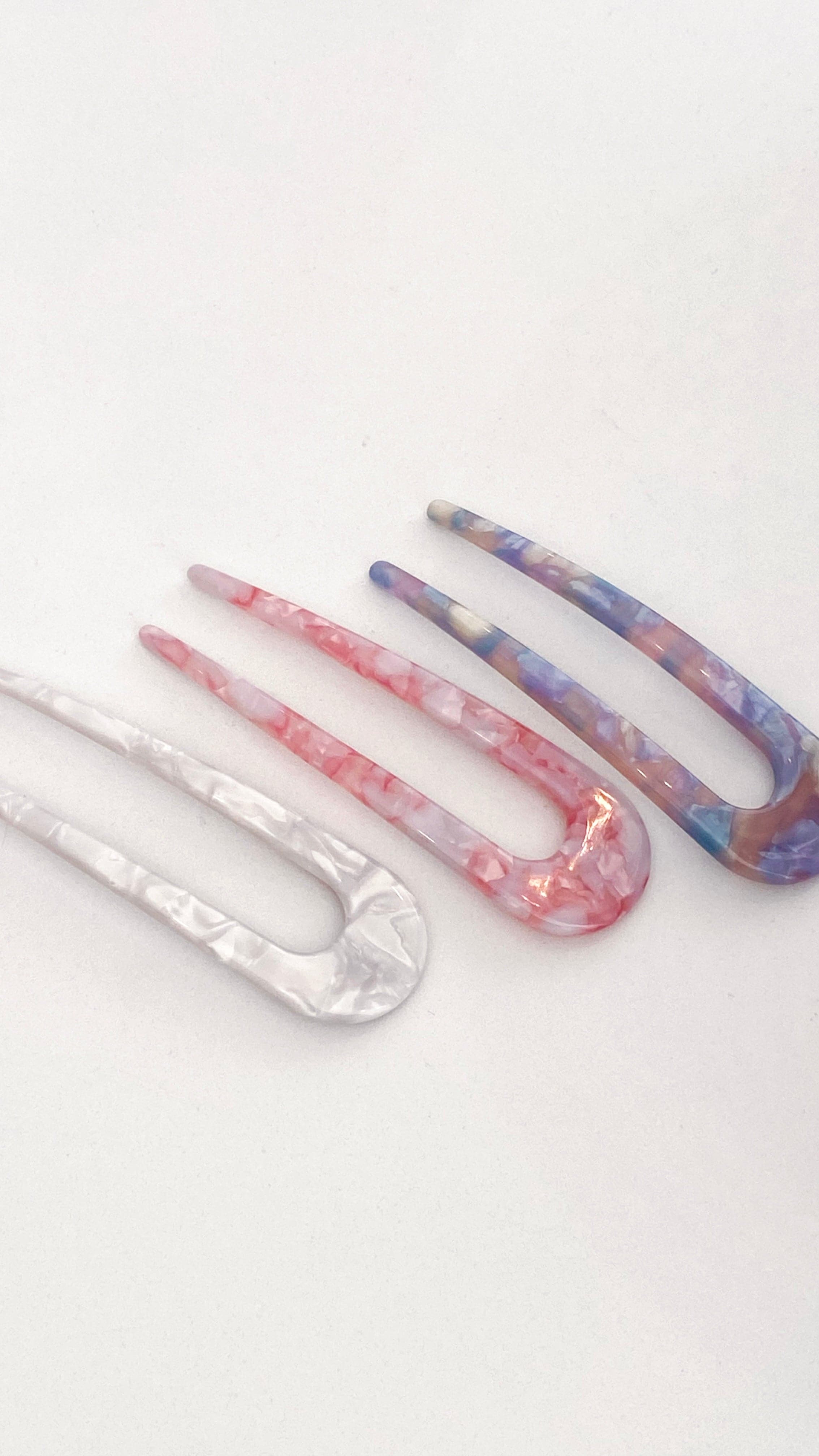 Akira Hair Pin - Milky Quartz-Sunshines Bliss