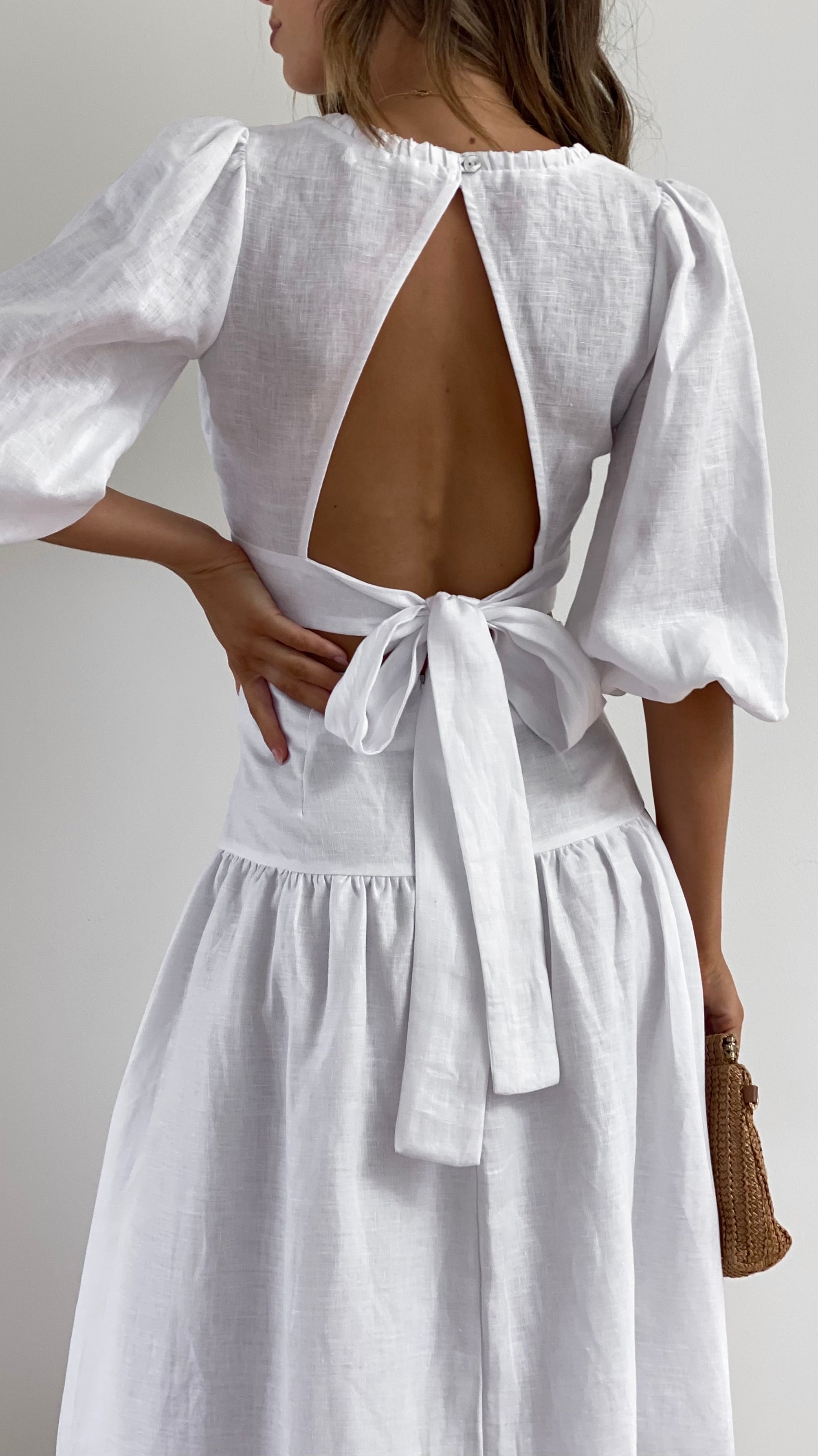 Fluir Top - White-Sunshines Bliss