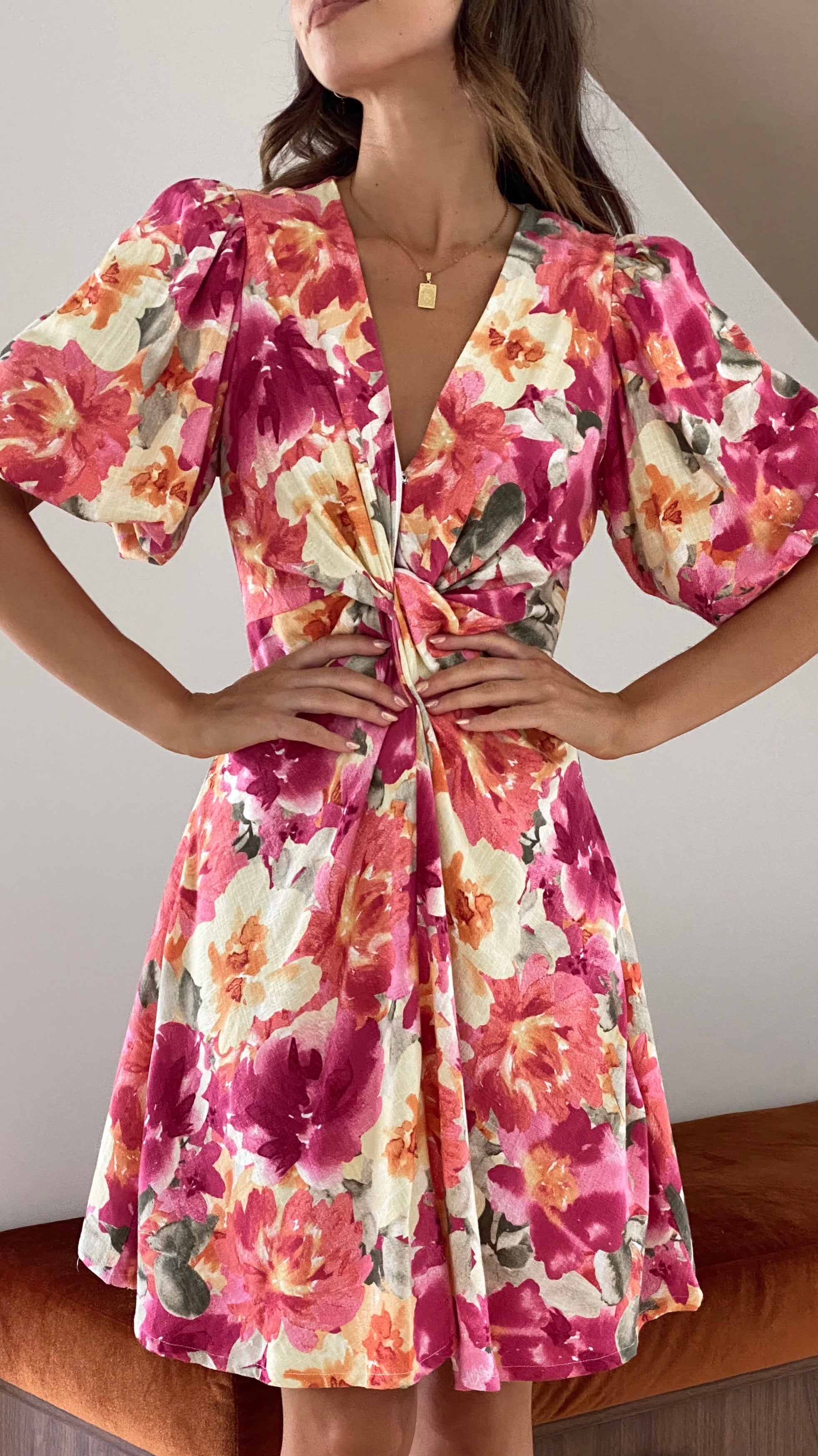 Niesha Mini Dress - Alannah Print-Sunshines Bliss