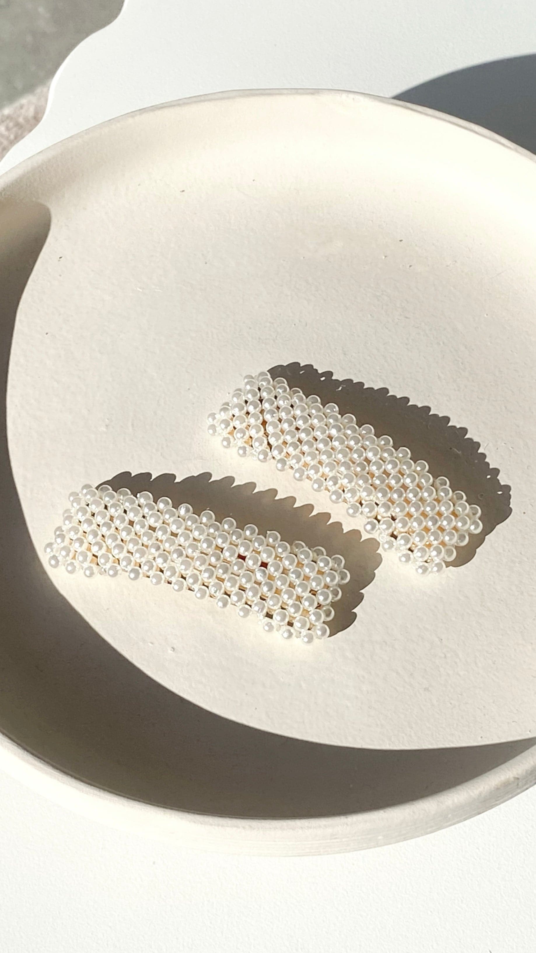 Gloria Hair Clip Set - Pearl-Sunshines Bliss