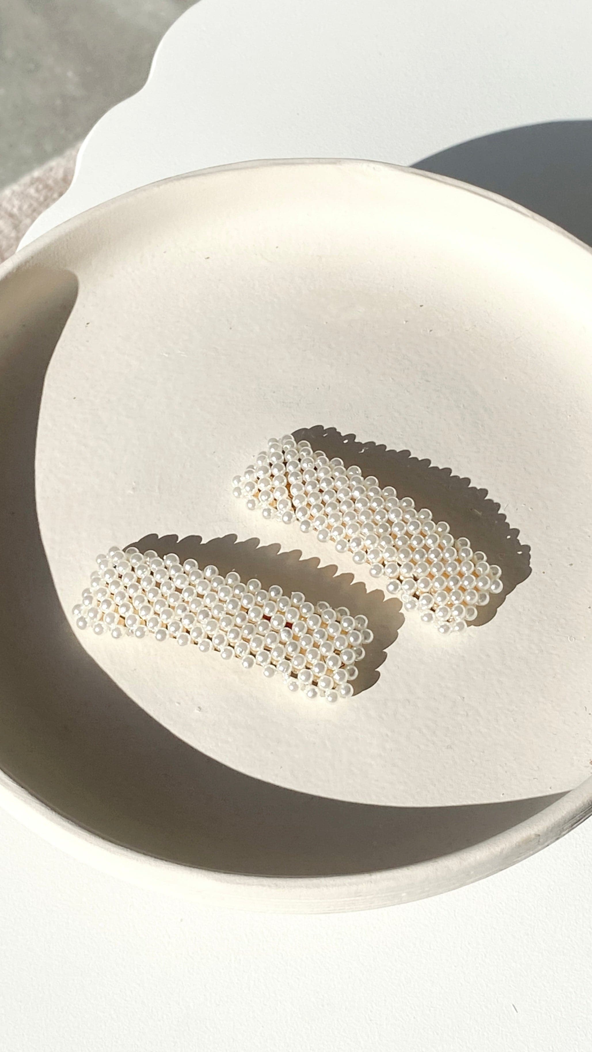 Gloria Hair Clip Set - Pearl-Sunshines Bliss